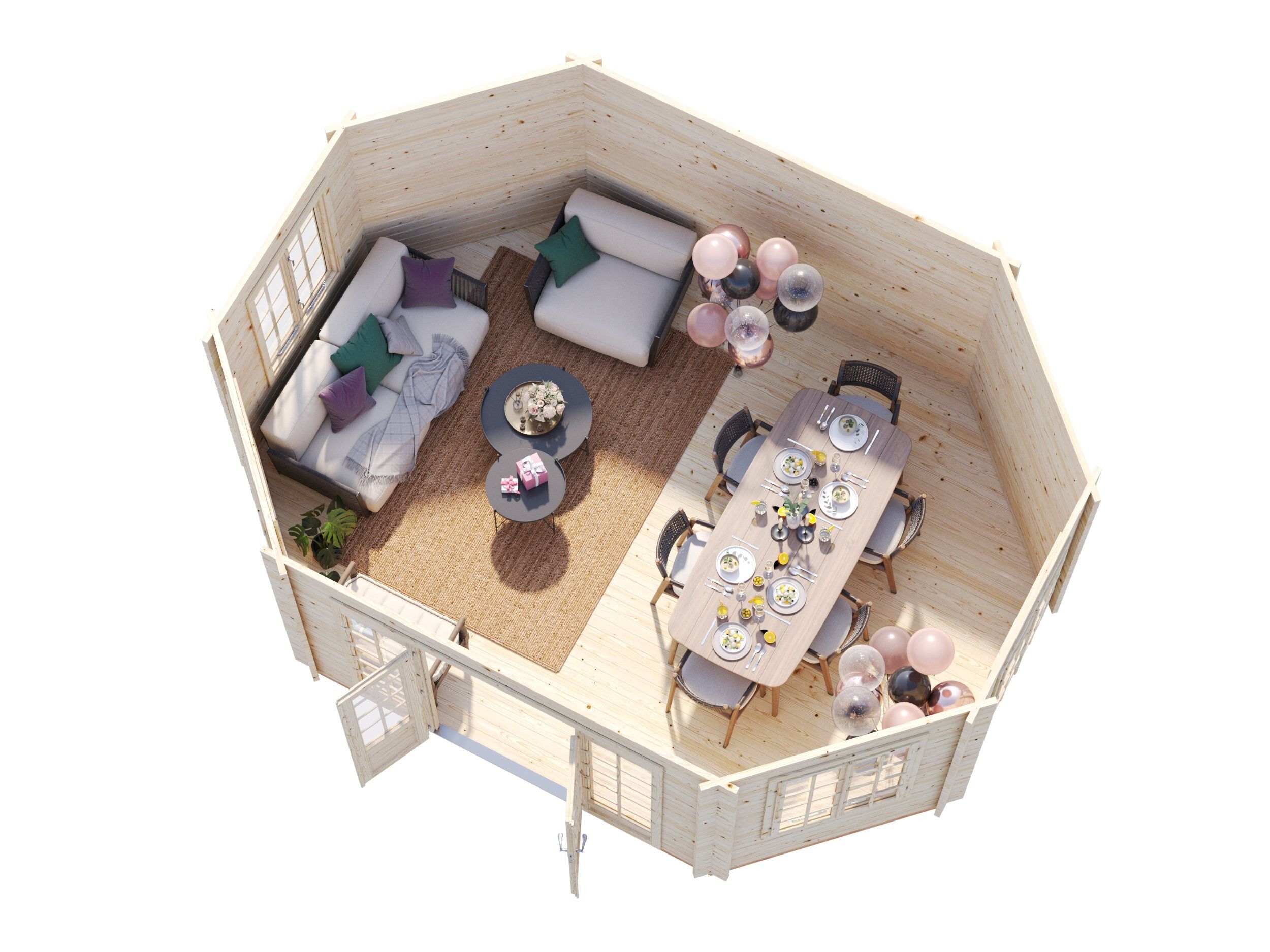 Palmako Pavillon Hanna 20,3 m²