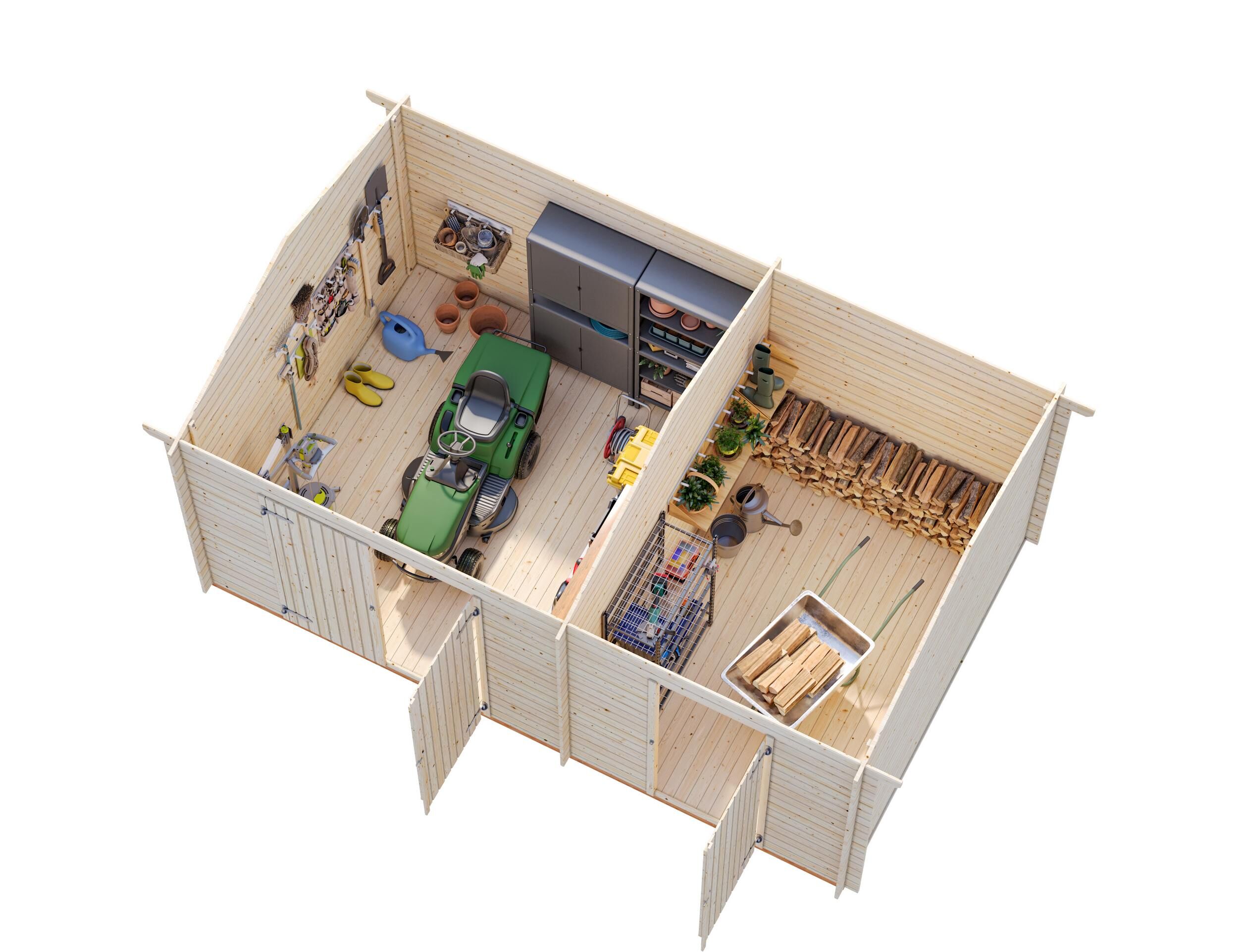 Palmako Gerätehaus Jari 14,5 m²
