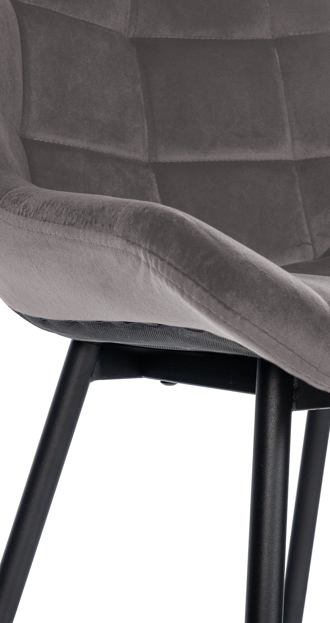 Barhocker Weston Samt, grau