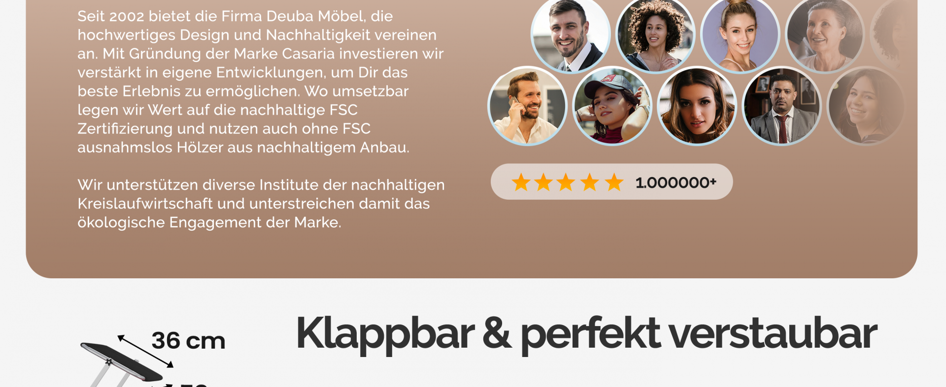 Gartenliege Malta Anthrazit 210x61x35cm Alu Sonnendach