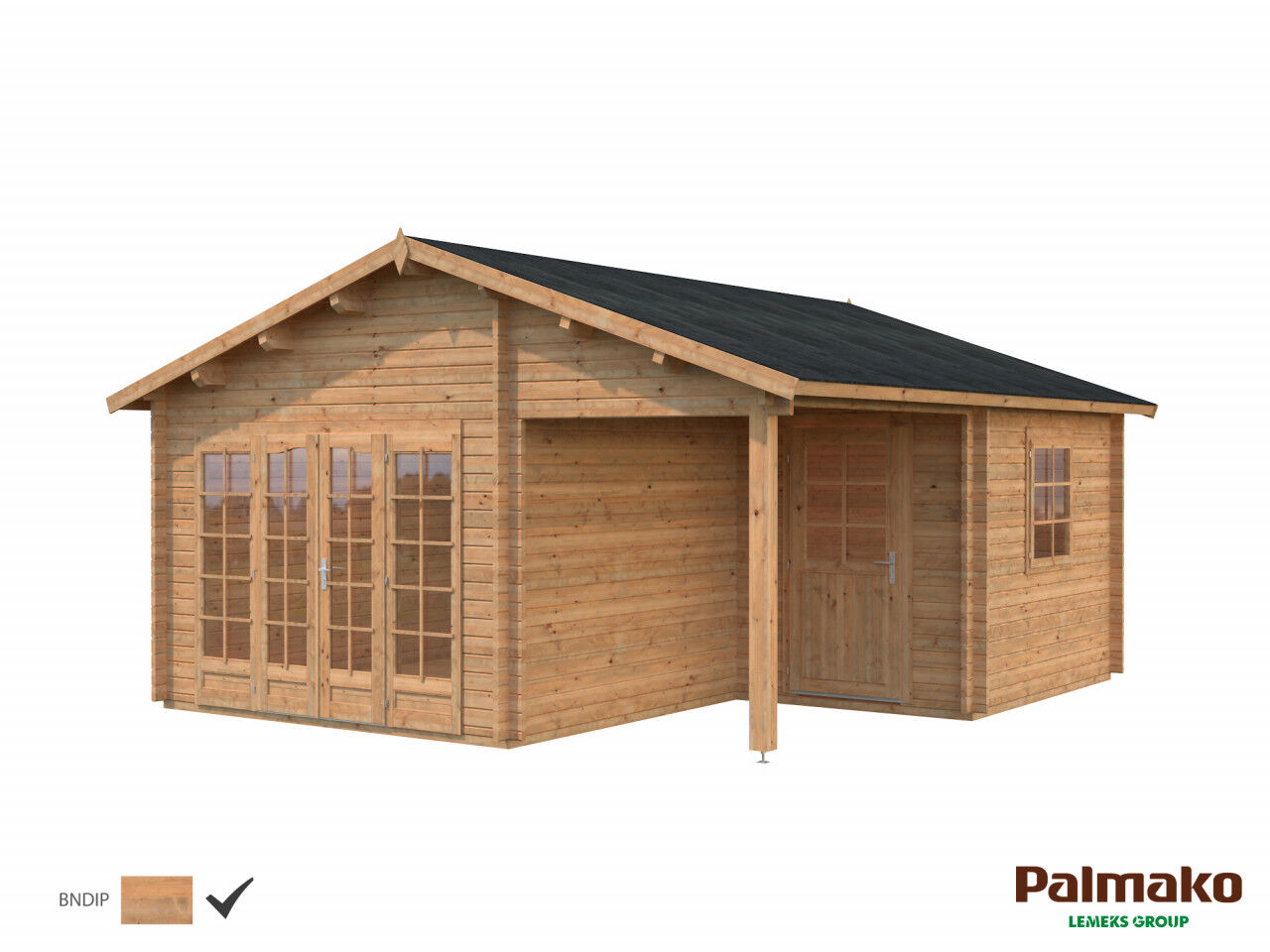 Palmako Gartenhaus Irene 21,9+5,2 m²