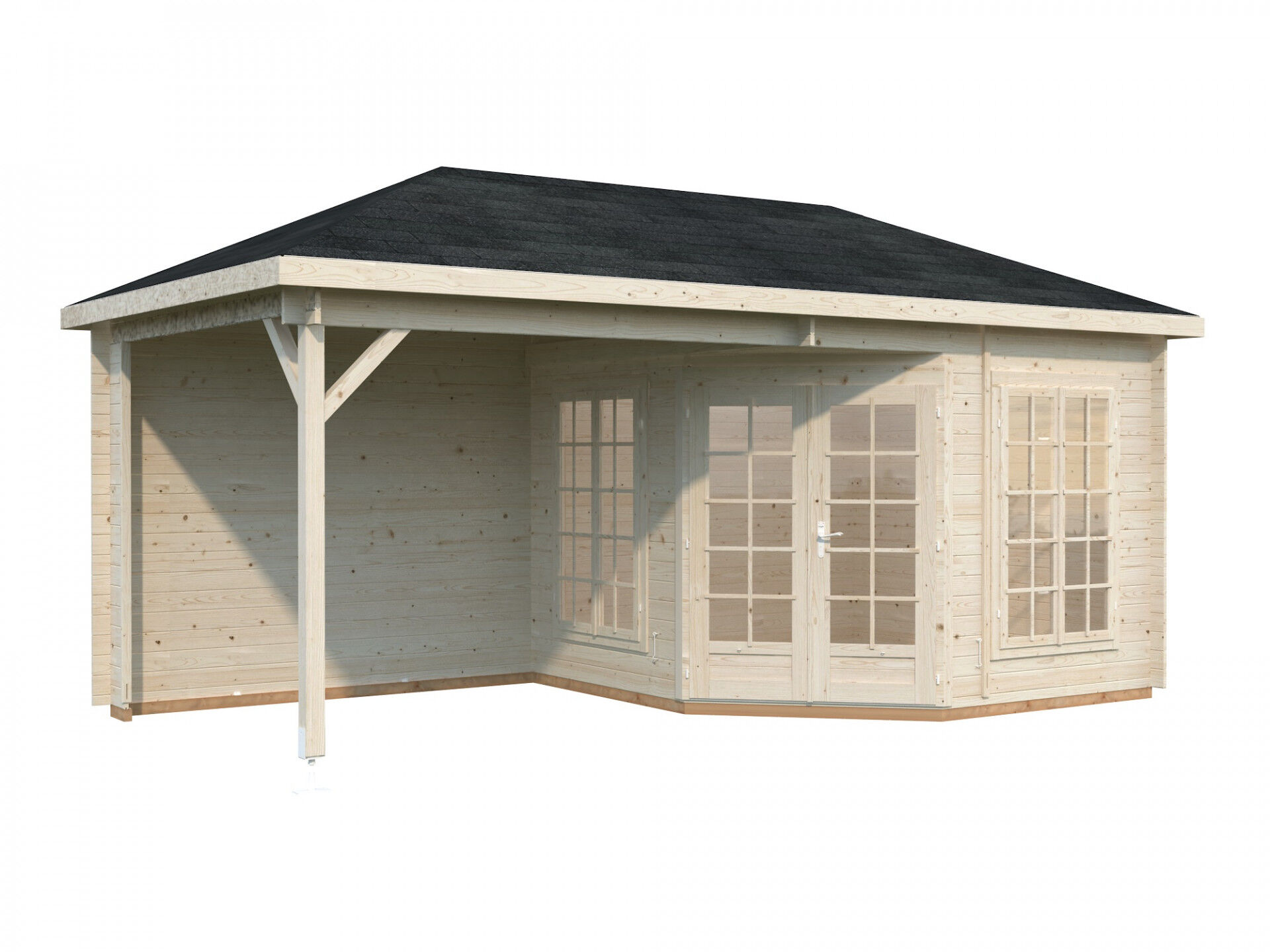 Palmako 5 Eck Gartenhaus Melanie 7,0+8,1 m²