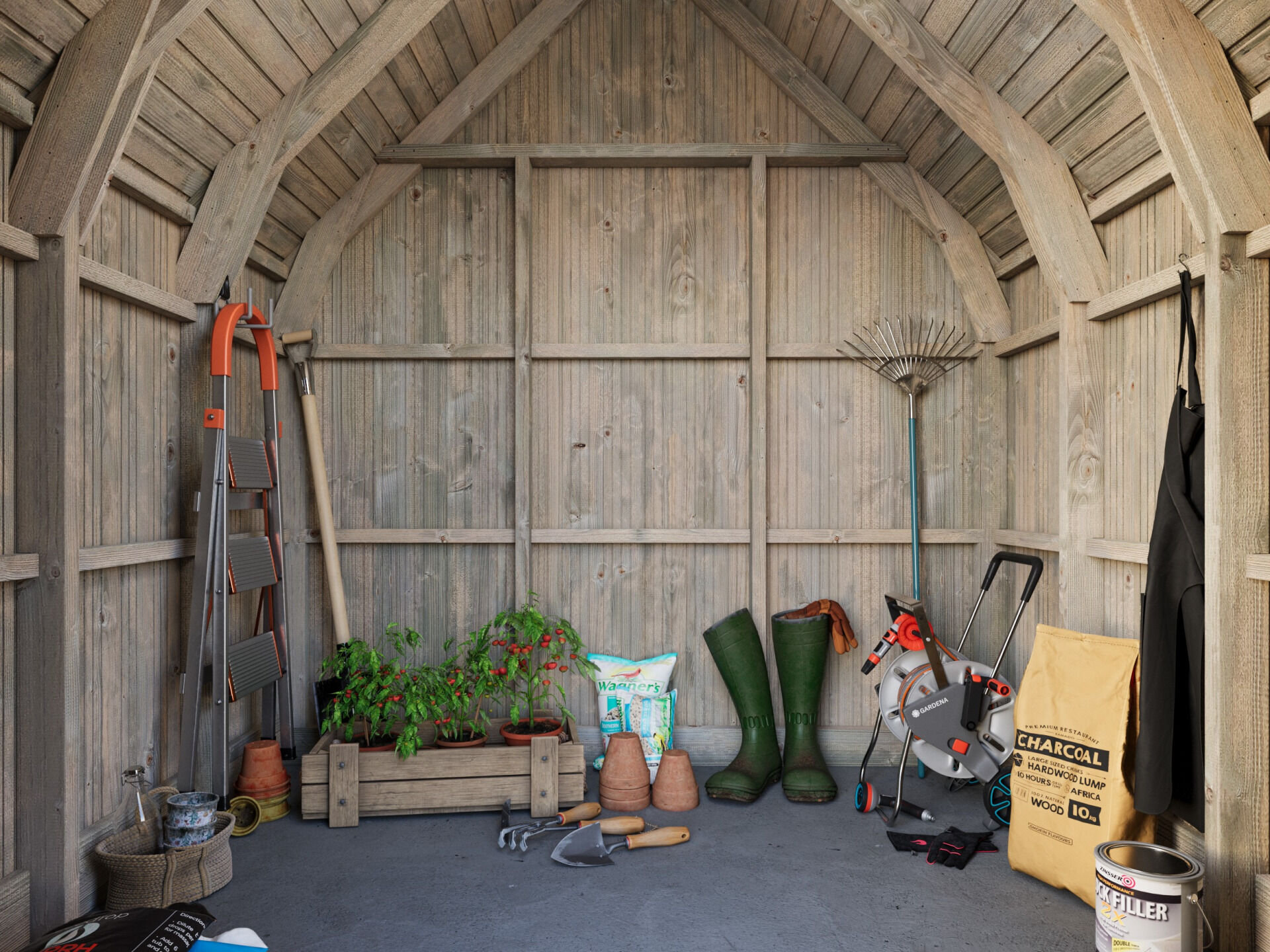 Palmako Gewächshaus Emilia Geräteraum 4,0 m²