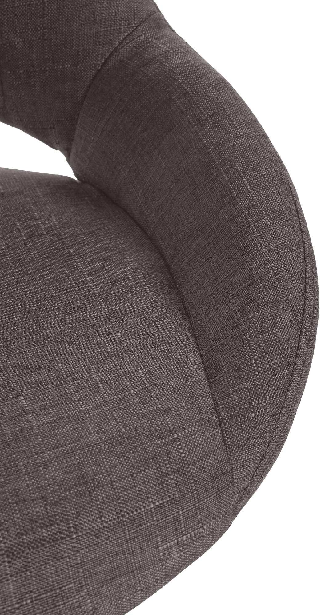 2er Set Barhocker Milet Stoff B, dunkelgrau