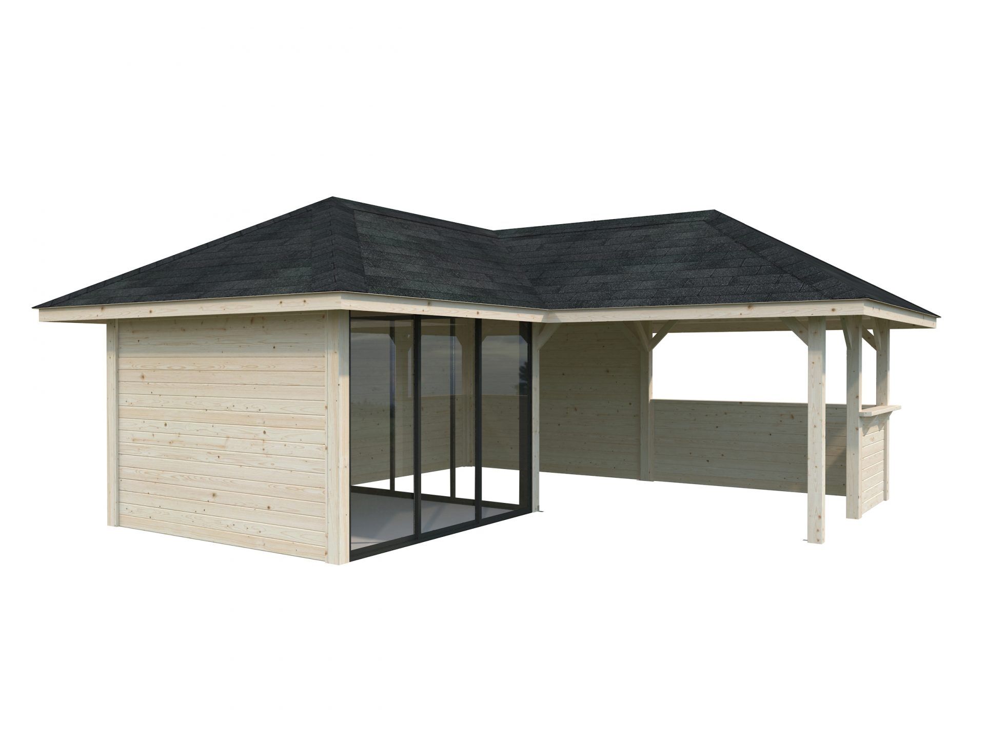 Palmako Pavillon Bianca 24,9 m2 Set 209 Slide