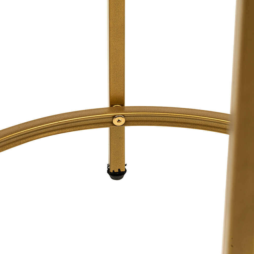 Beistelltisch Glas MASEI - 50 x 50 cm Gold