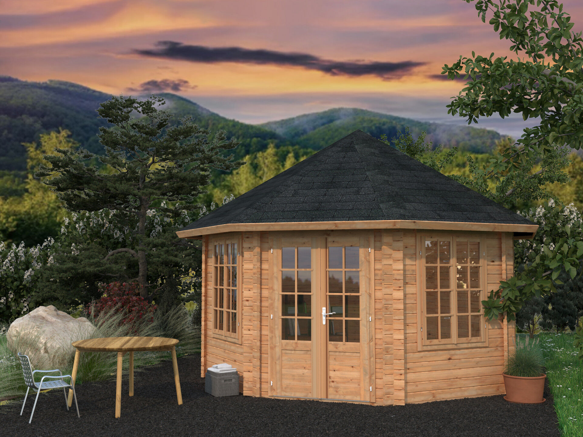 Palmako Pavillon Hanna 14,1 m²