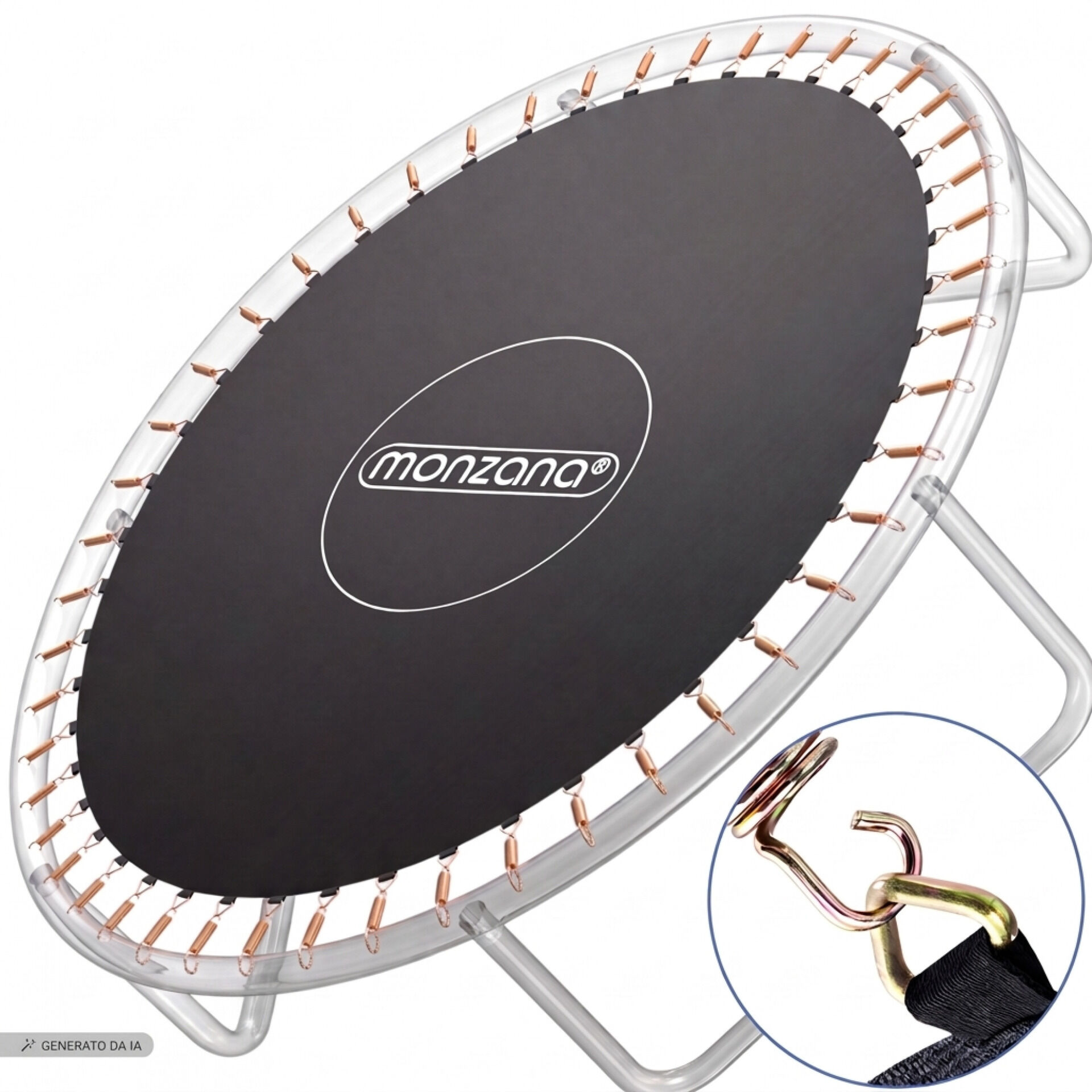 Trampolin Sprungtuch Schwarz Ø305cm