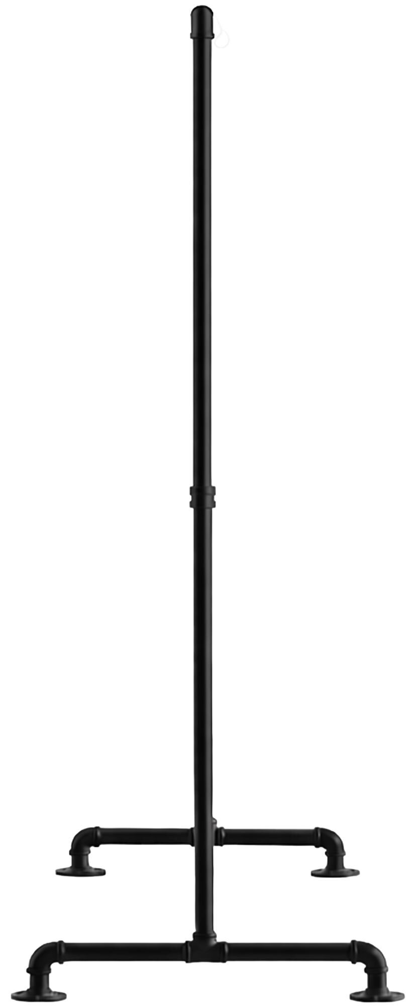 Kleiderständer Jersey 55x150x150, schwarz