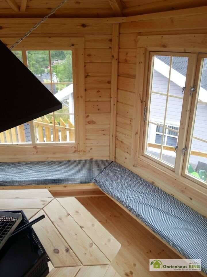 Grillpavillon Elegance 9,2 m² Innenansicht