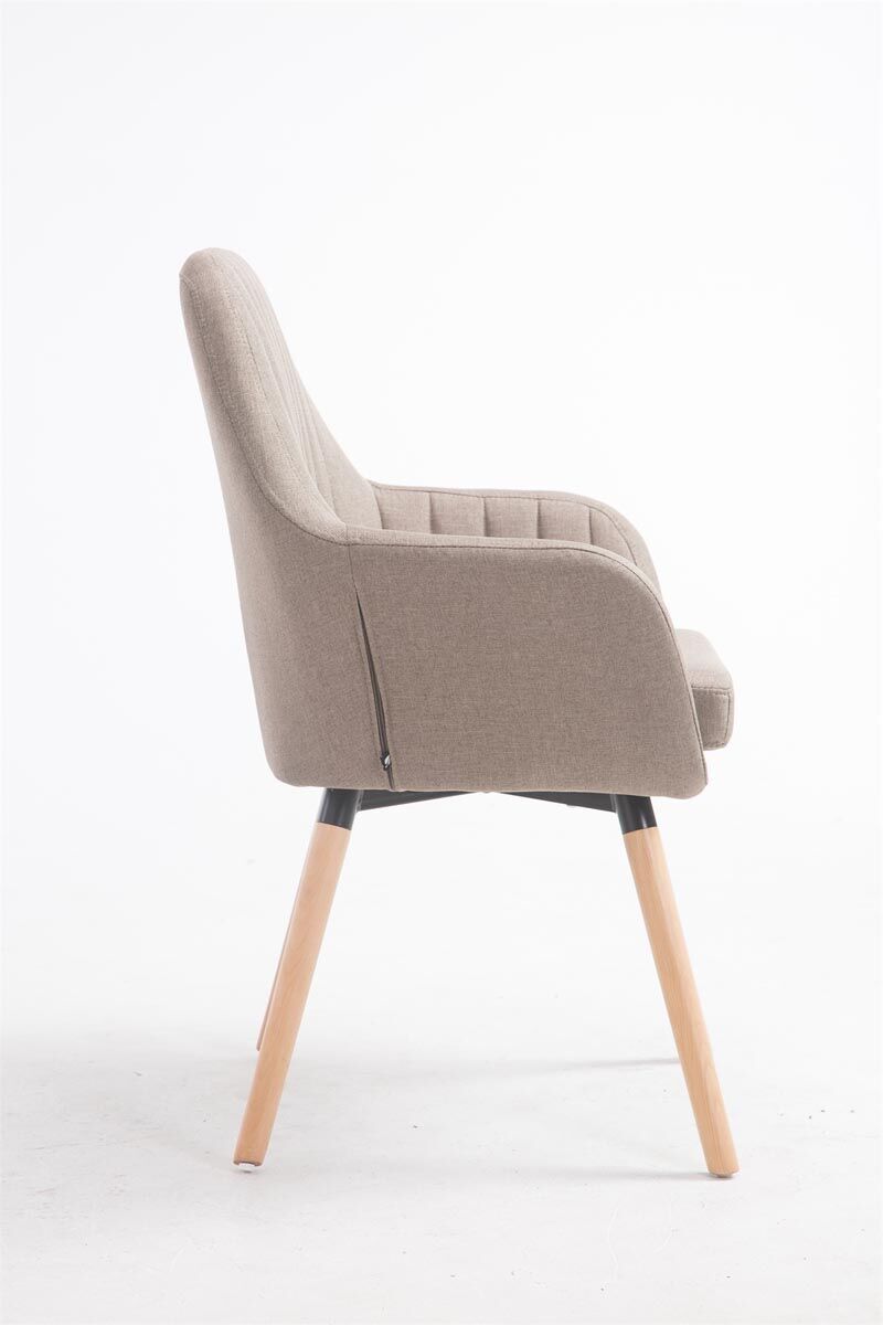 Stuhl Florian Stoff Natura, taupe