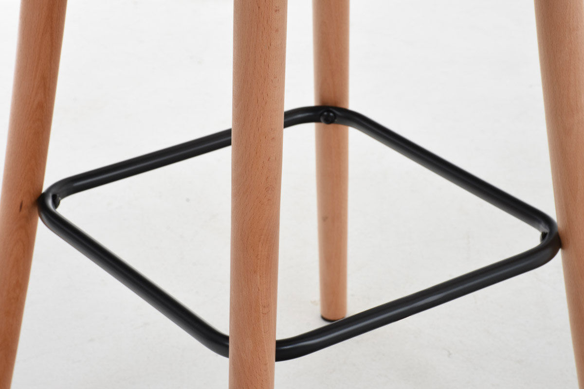 Barhocker Lincoln Stoff, dunkelgrau