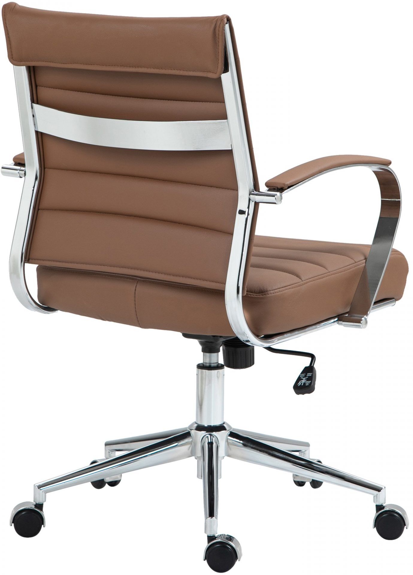 Bürostuhl Oakland Echtleder, hellbraun