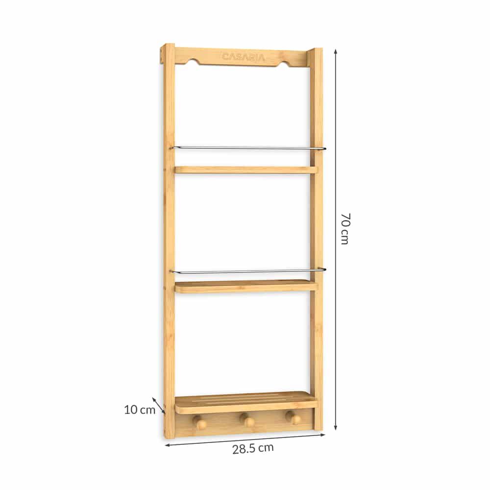 Duschregal Bambus 70x28,5x10cm