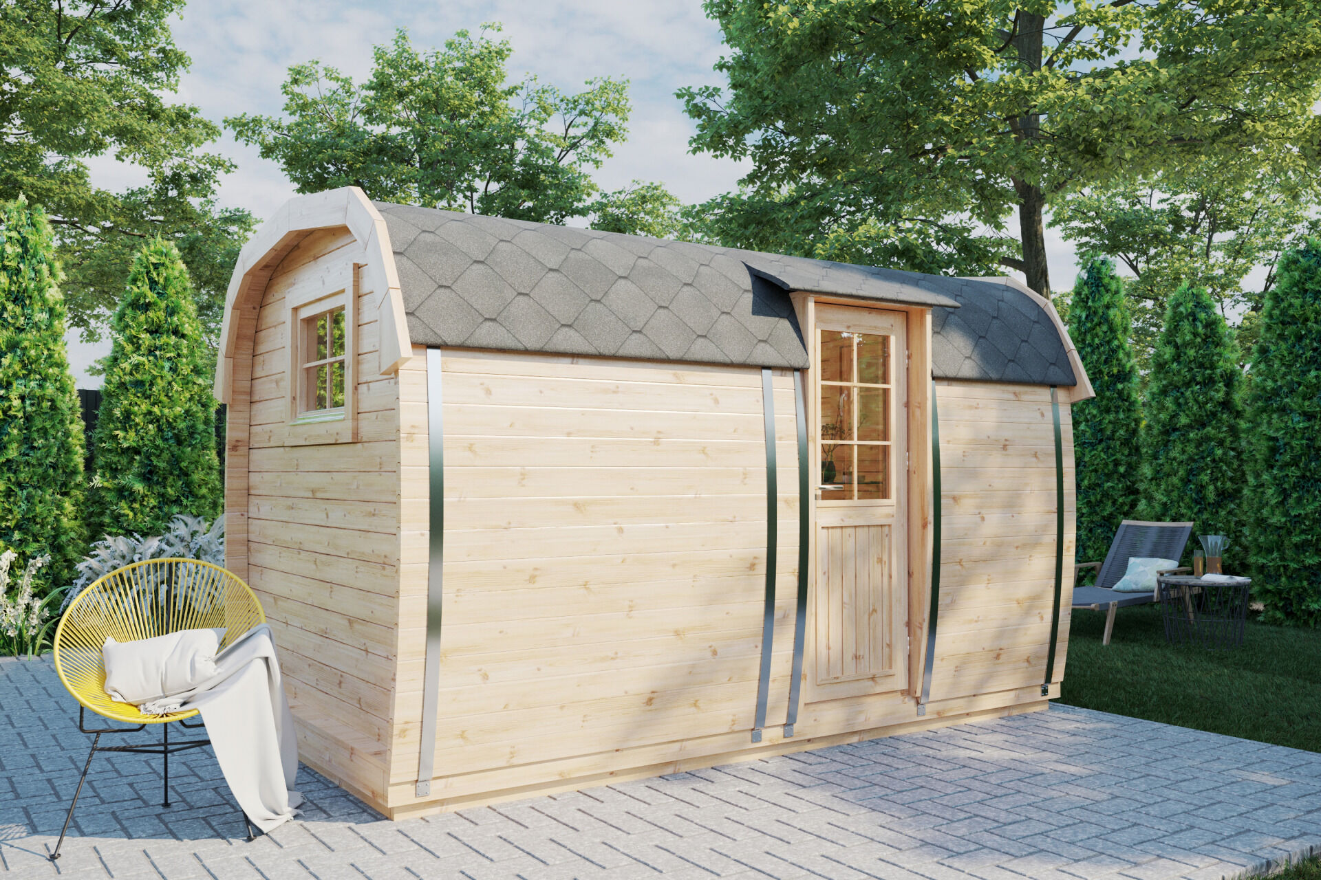 Camping Bus Tromso 230x350, Bausatz