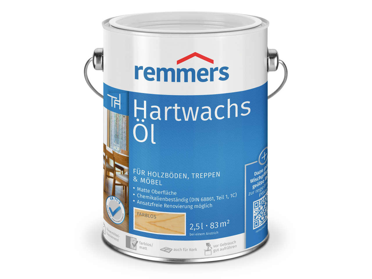 Remmers Hartwachs-Öl 2.5 l farblos