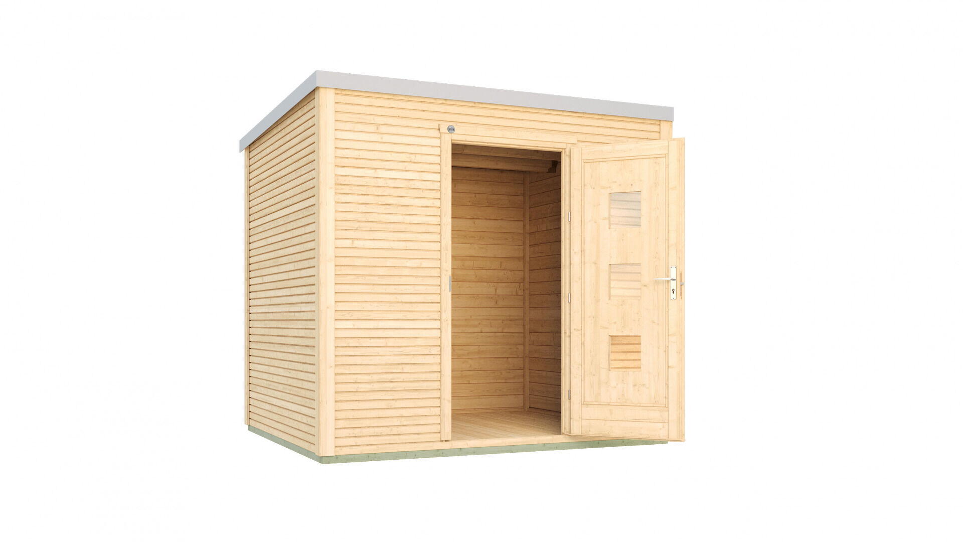 weka Design-Gartenhaus wekaLine 413 2,6x2,6m