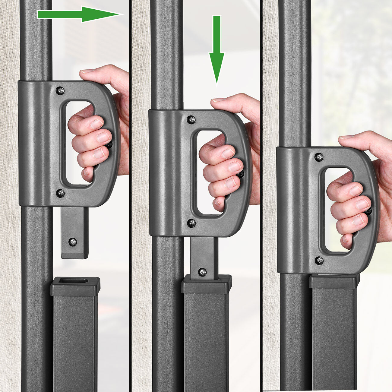 Seitenmarkise Nosara Creme 180x300cm ausziehbar