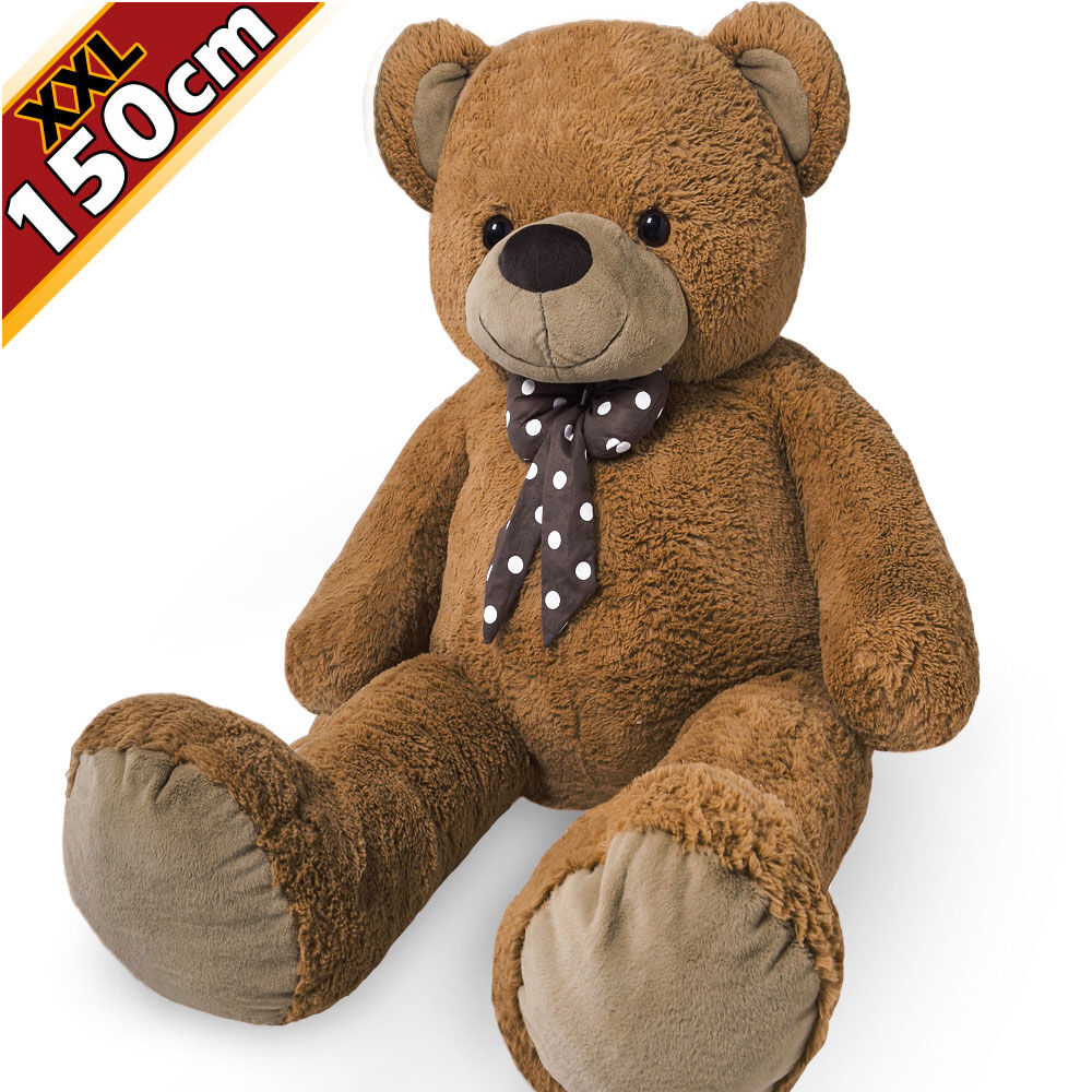 Plüschtier Teddybär XXL Braun 150cm