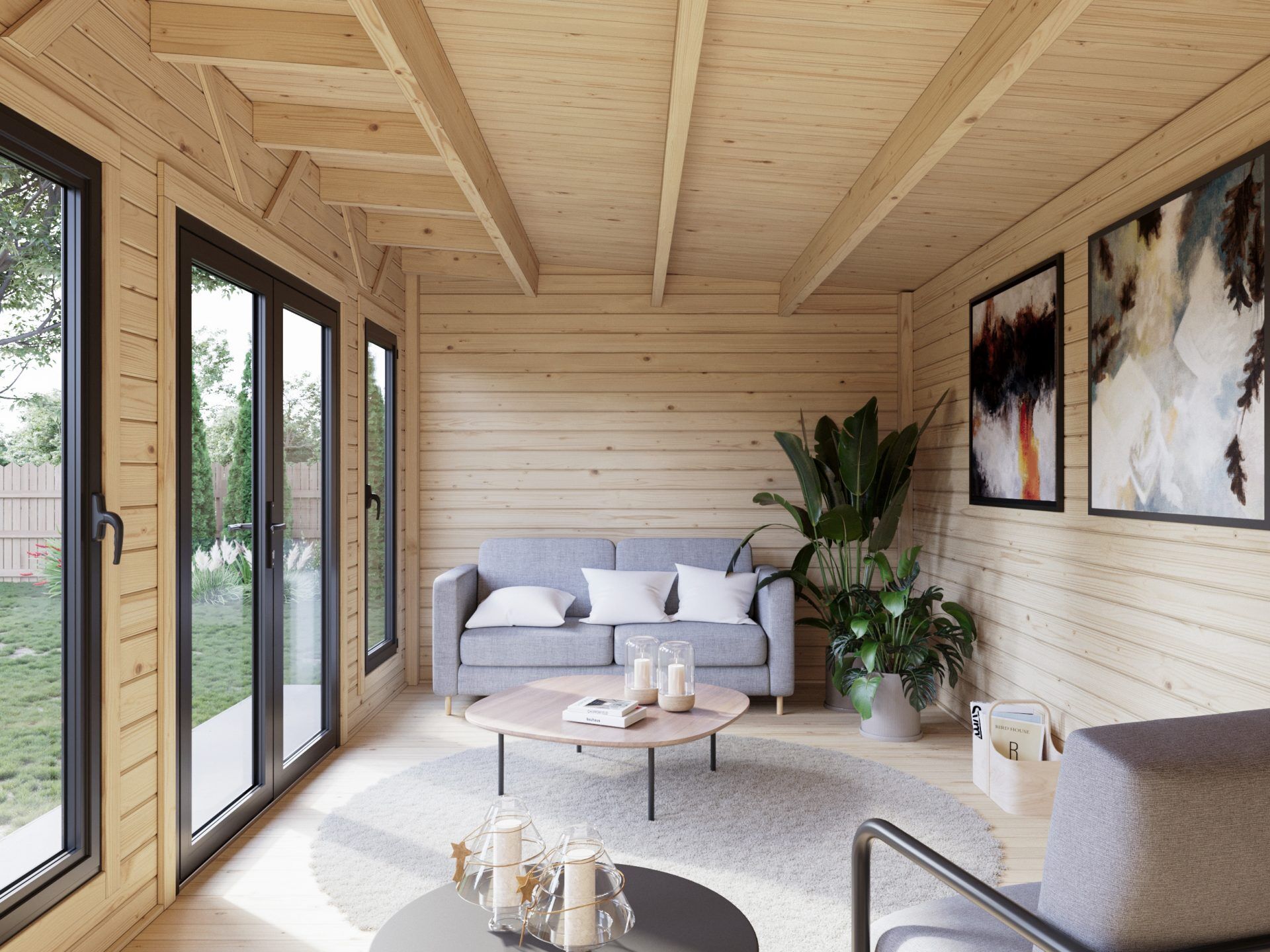 Palmako Pultdach Gartenhaus Aurelia 15,2 m²