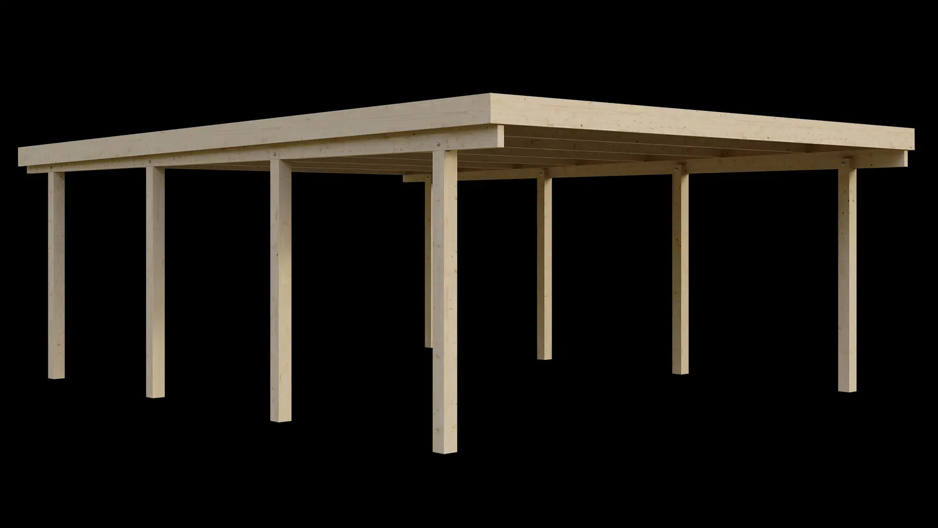 Carport VC 510x700 Fichte