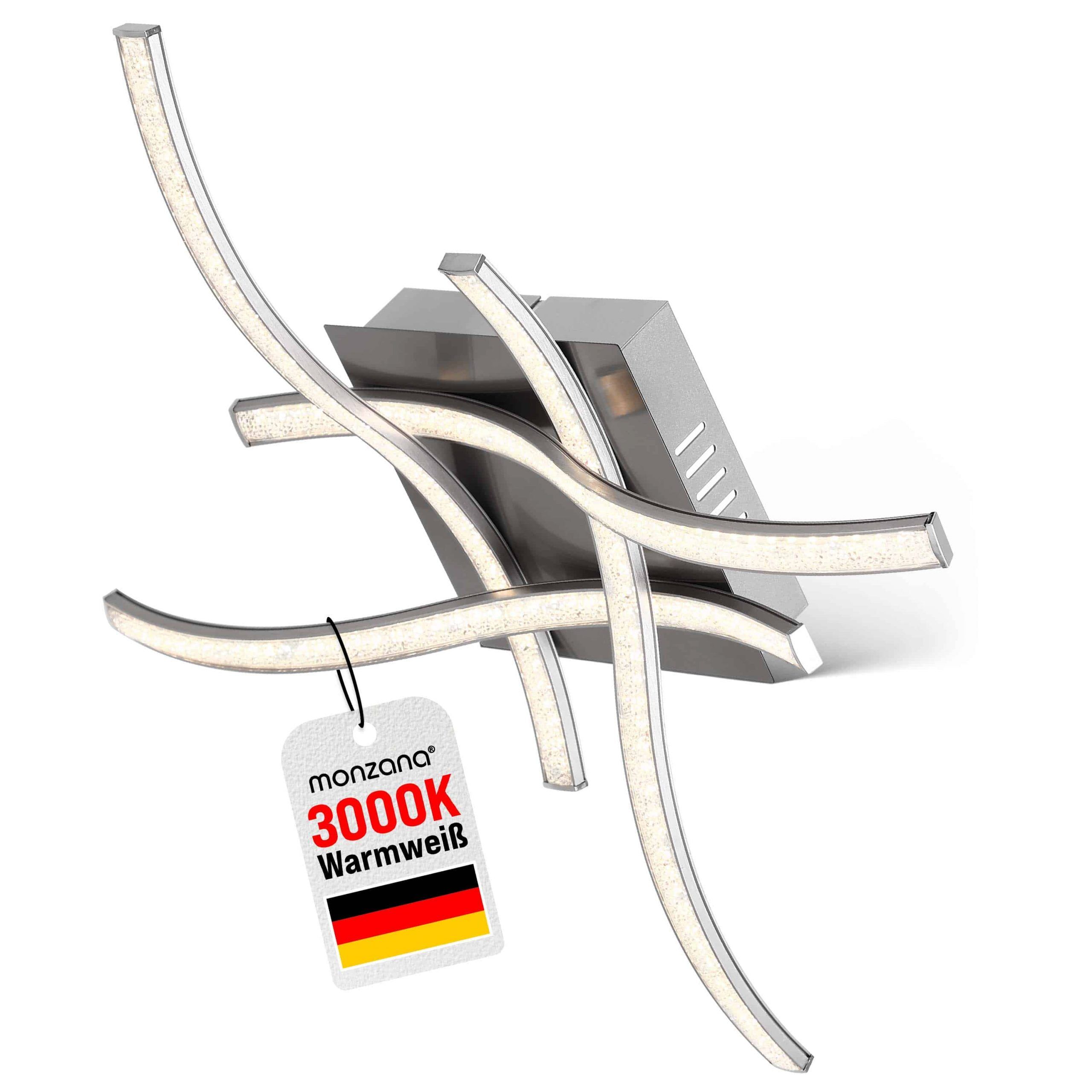 LED Deckenleuchte Tigull 4-flammig