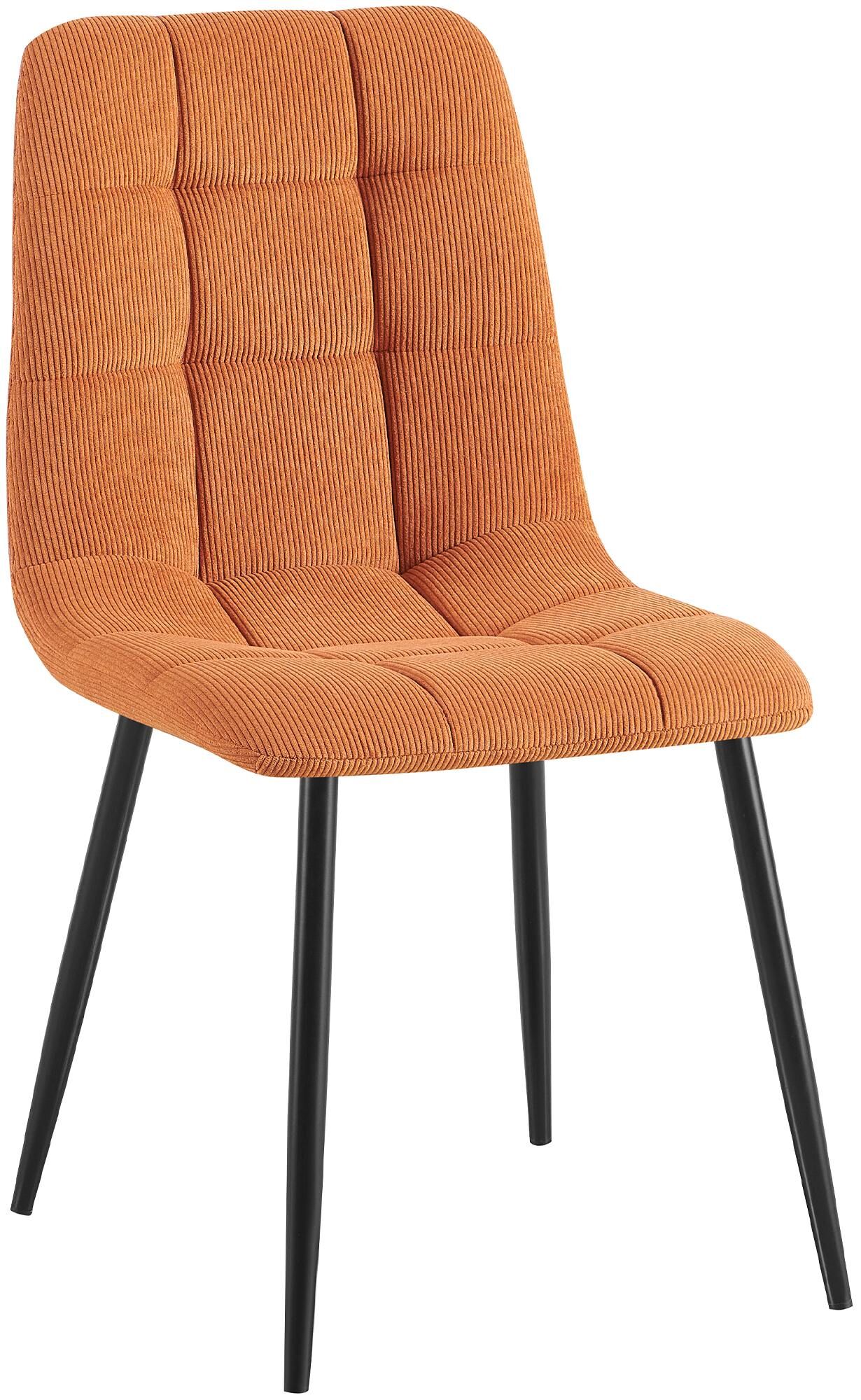 Esszimmerstuhl Tilde Cord, orange