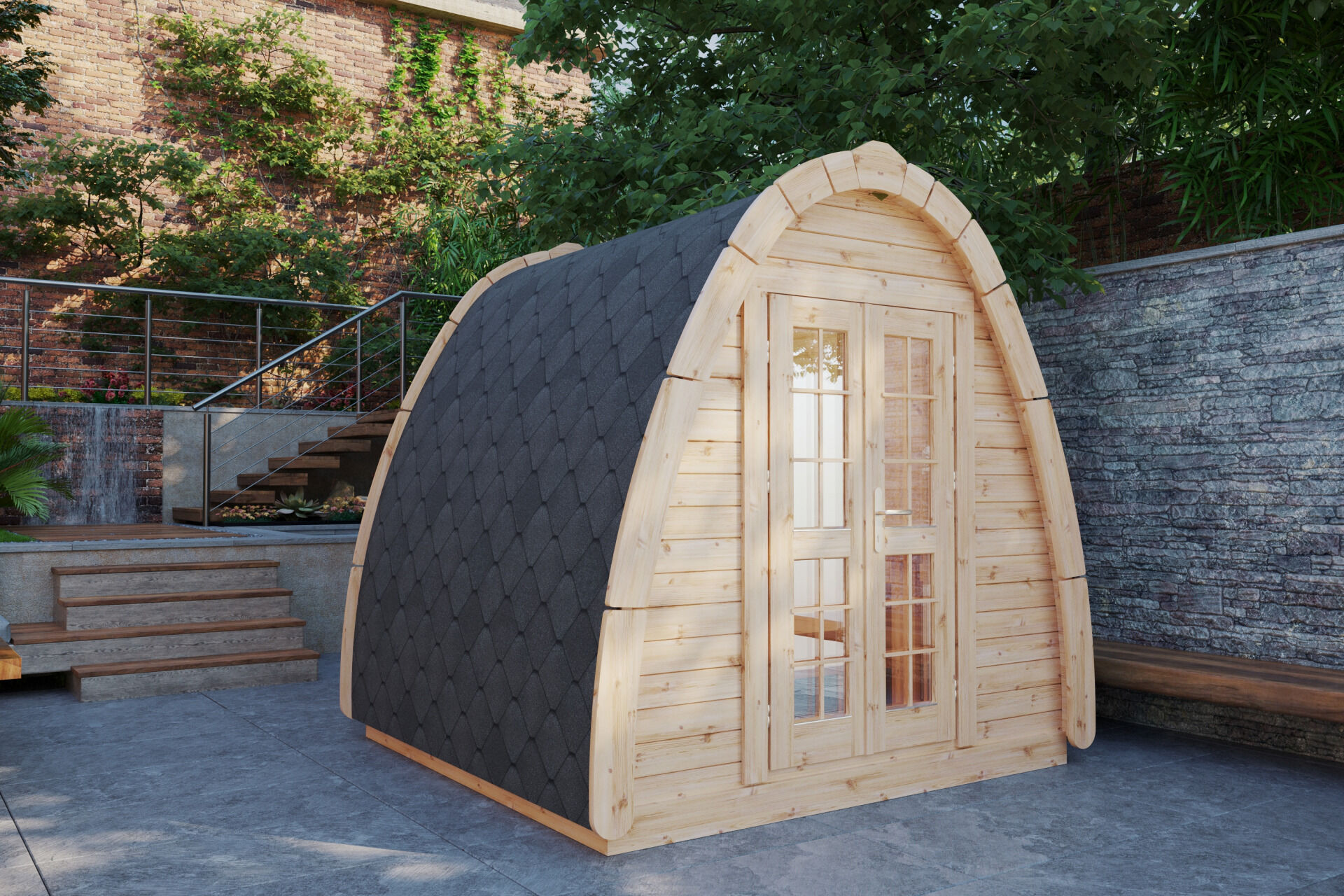 Camping Pod Helsinki 240x240, Bausatz