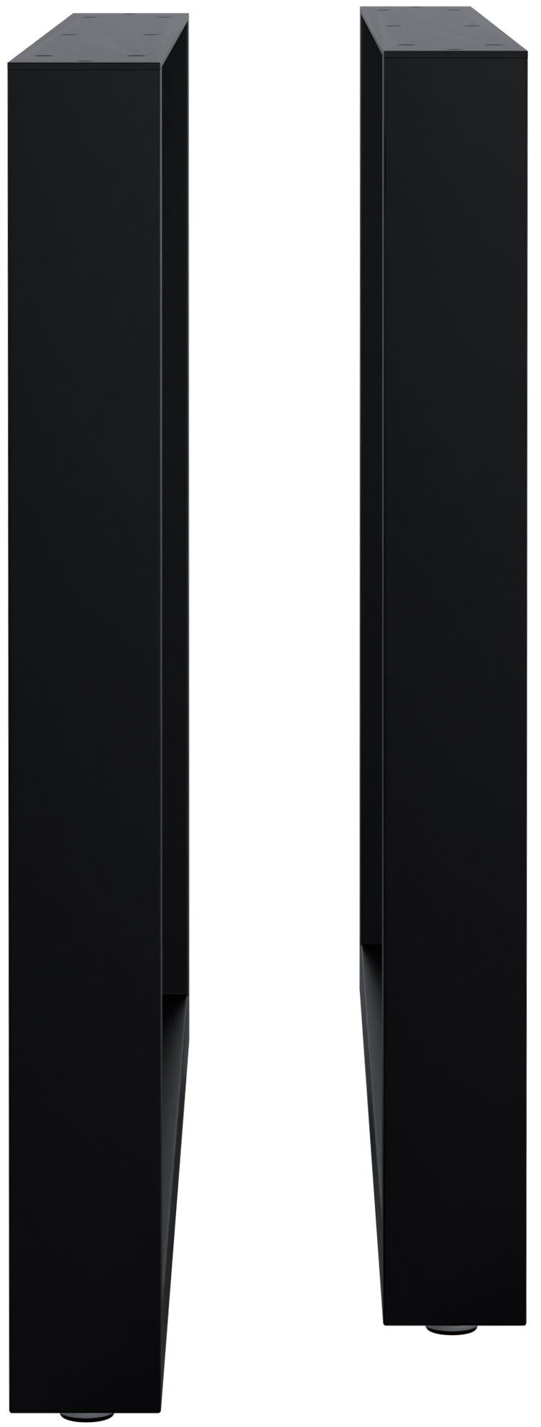 2x Tischbeine Ilkan, 90 cm, schwarz