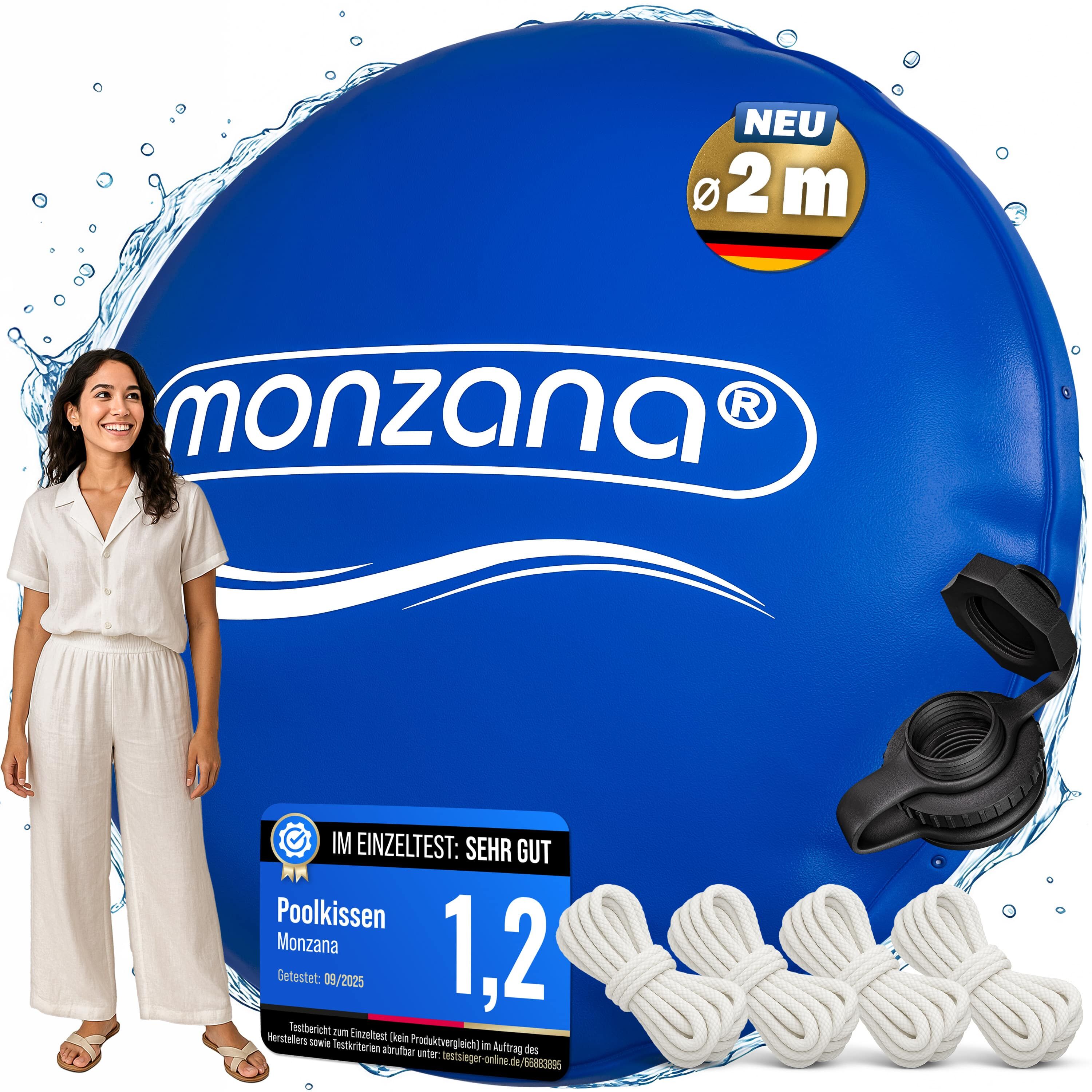Poolkissen XXL Blau Ø2m -20°C