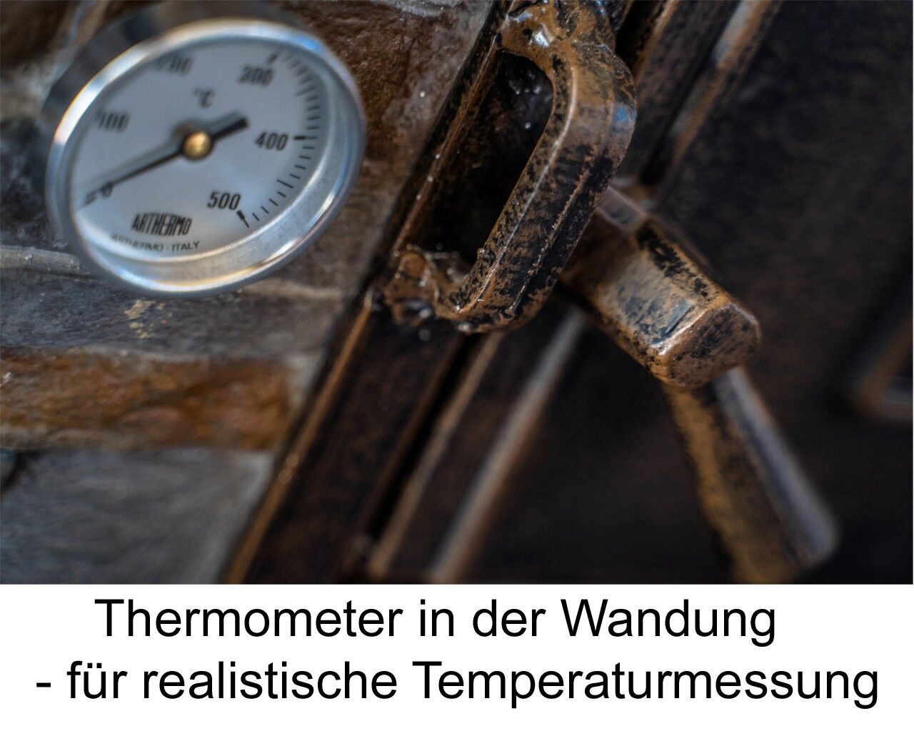 Traditioneller Backofen Rustic AL 110 inkl. Kaminrohr und Regenhut aus Edelstahl, weiß, ohne Abdeckhaube, ohne Ofenzubehör, ohne Zubehörset, ohne Grillzubehör, ohne fahrbares Gestell