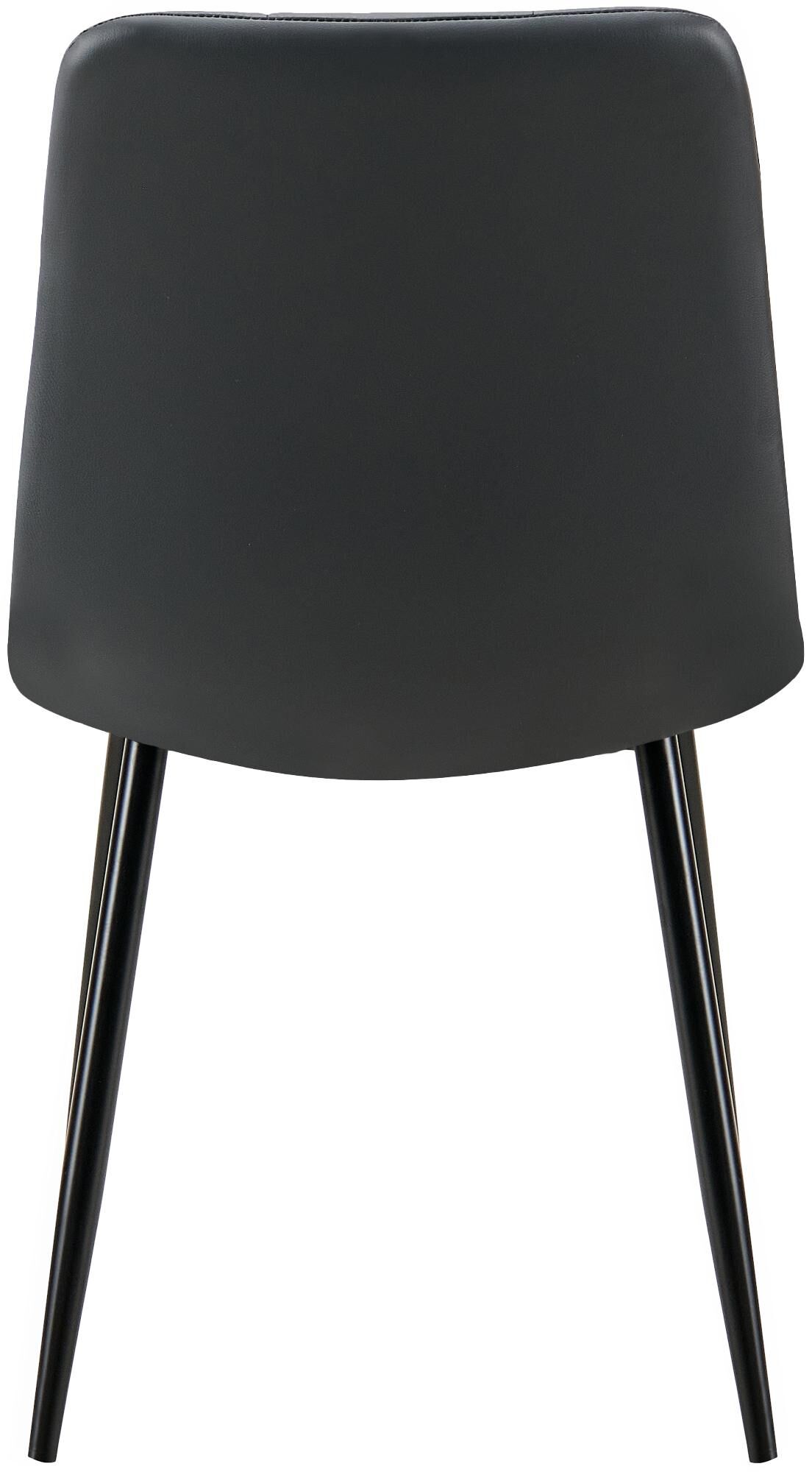Esszimmerstuhl Antibes Kunstleder, schwarz