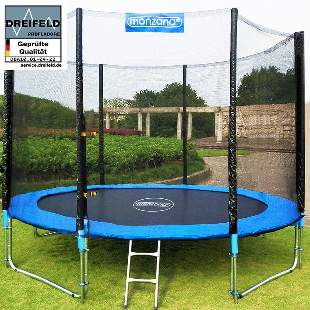 Trampolin Ø427cm inkl Sicherheitsnetz TÜV SÜD GS