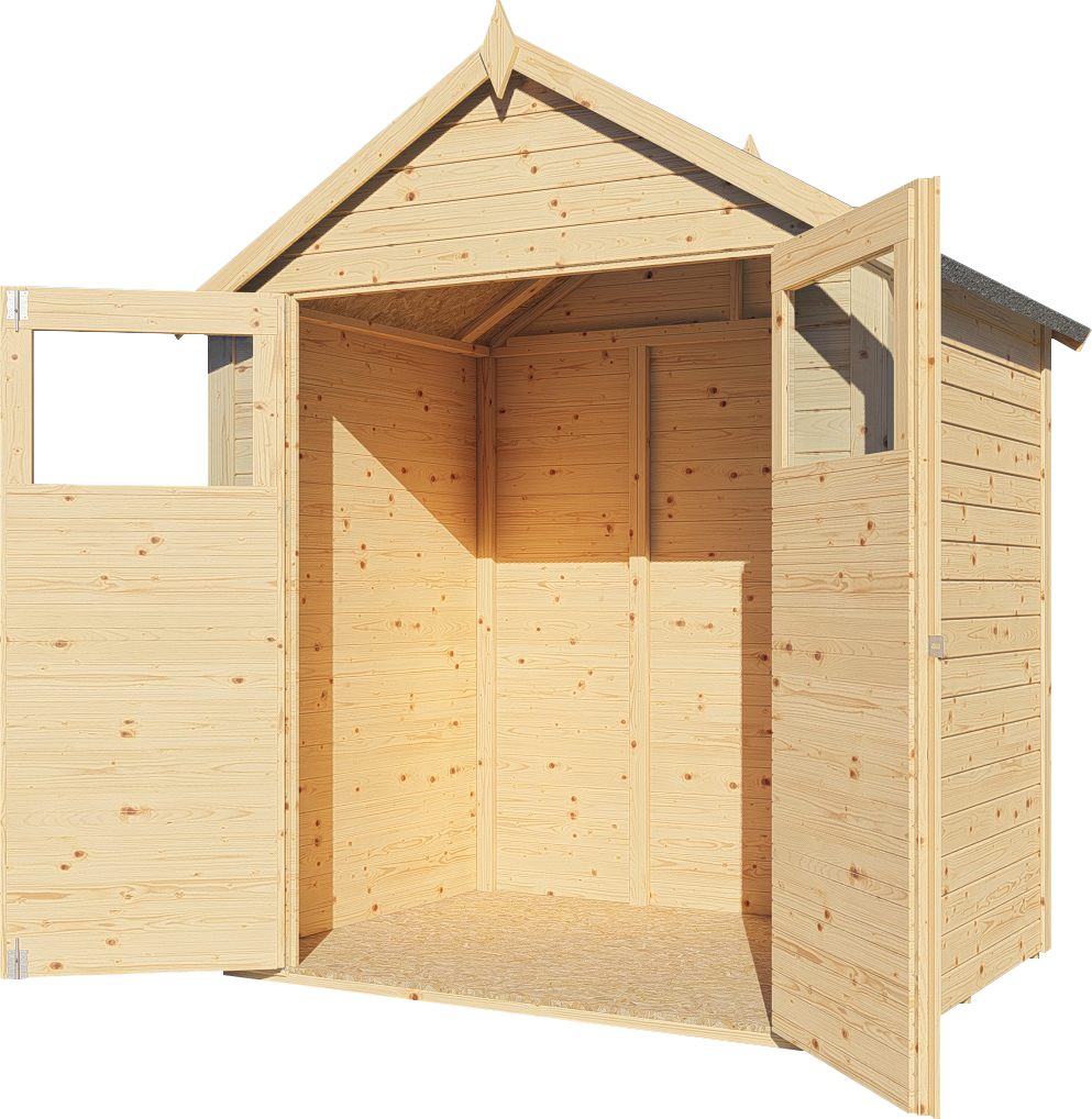 Gartenhaus Sylt 1 naturbelassen 180 x 120 cm