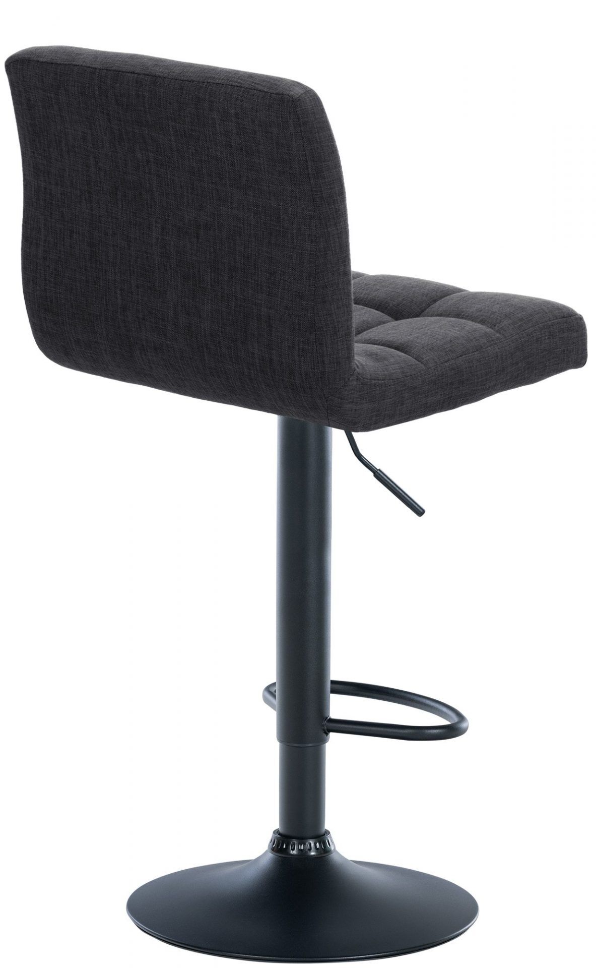 Barhocker Calma Stoff schwarz, dunkelgrau