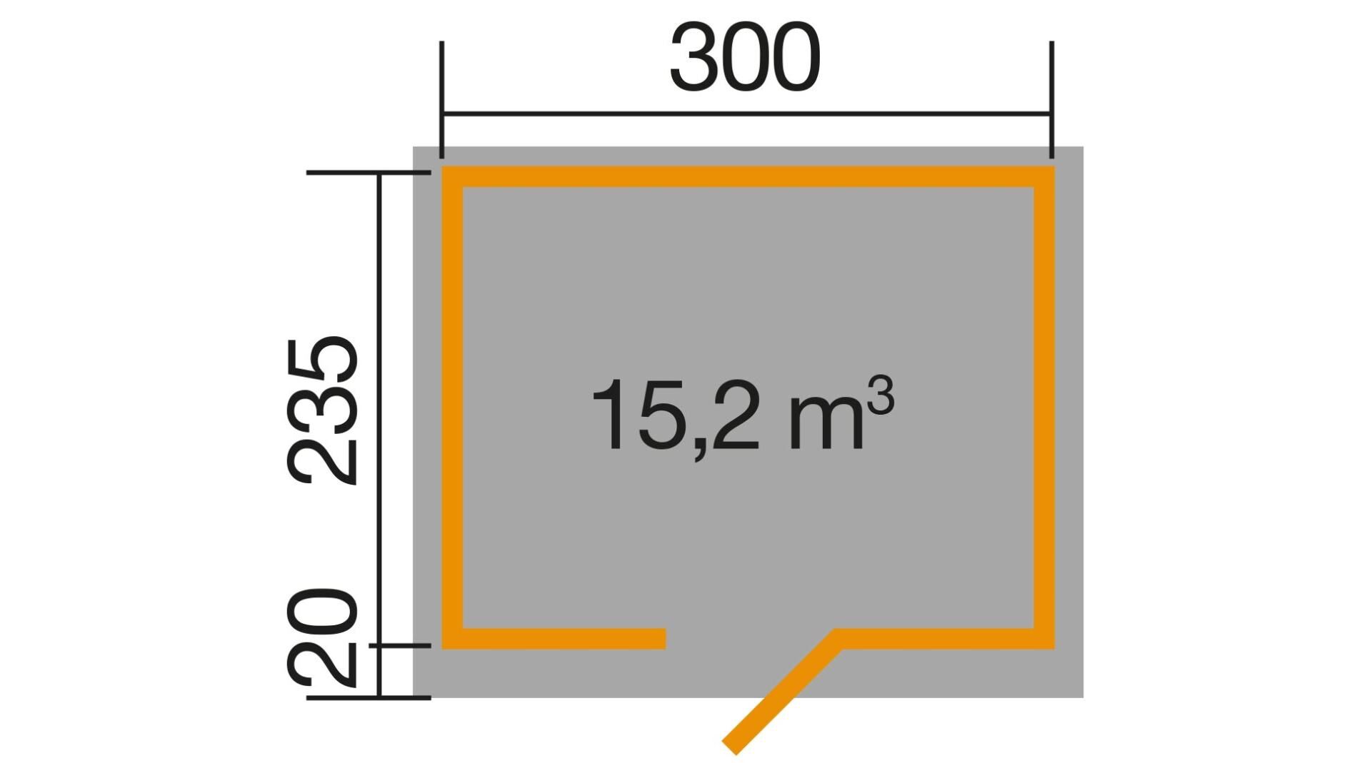 weka Gartenhaus 260 - 3,6x2,8m