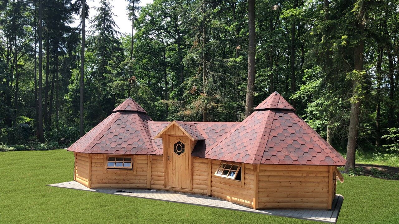 Grillkota Finnland Premium 9,2 + 9,2 m²