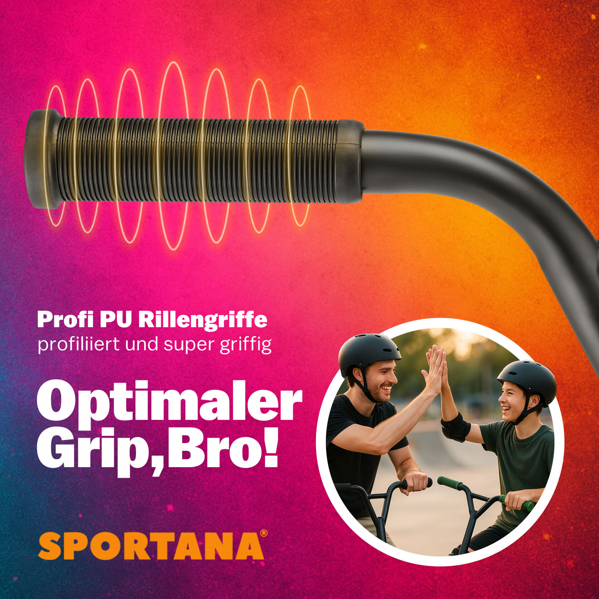Stuntscooter Tundra Premium Schwarz/Weiß