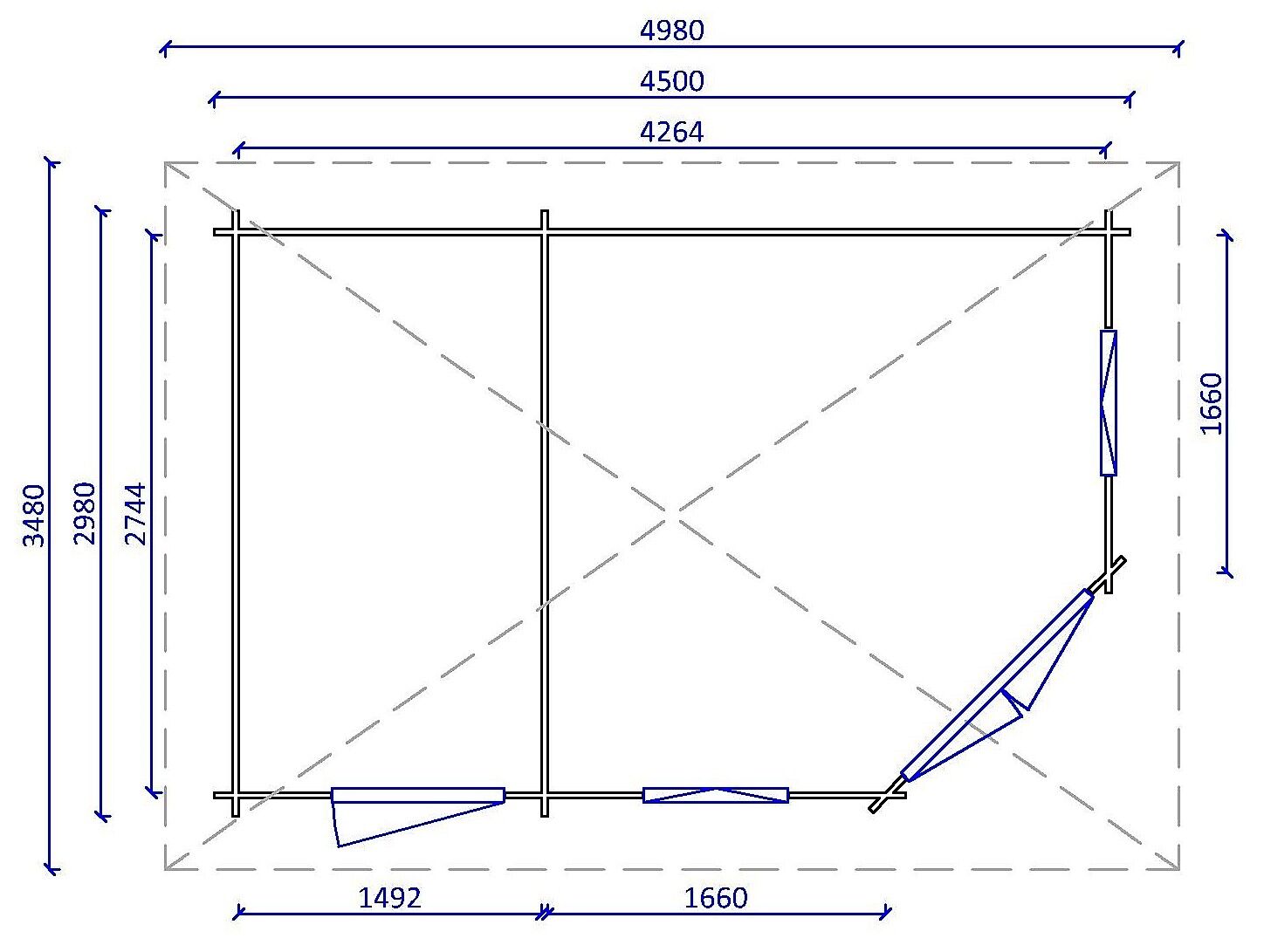 Grundriss Gartenhaus Schweden 38