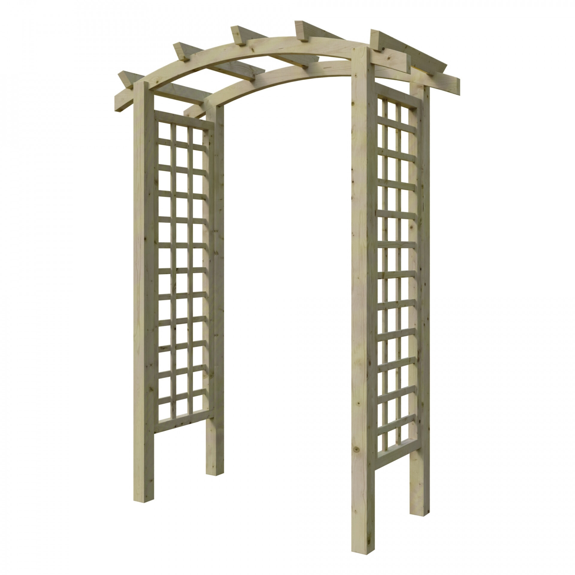 ROSE Bogenpergola, ca. 160 x 220 x 62 cm, kdi-grün, Durchgang ca. 114 cm