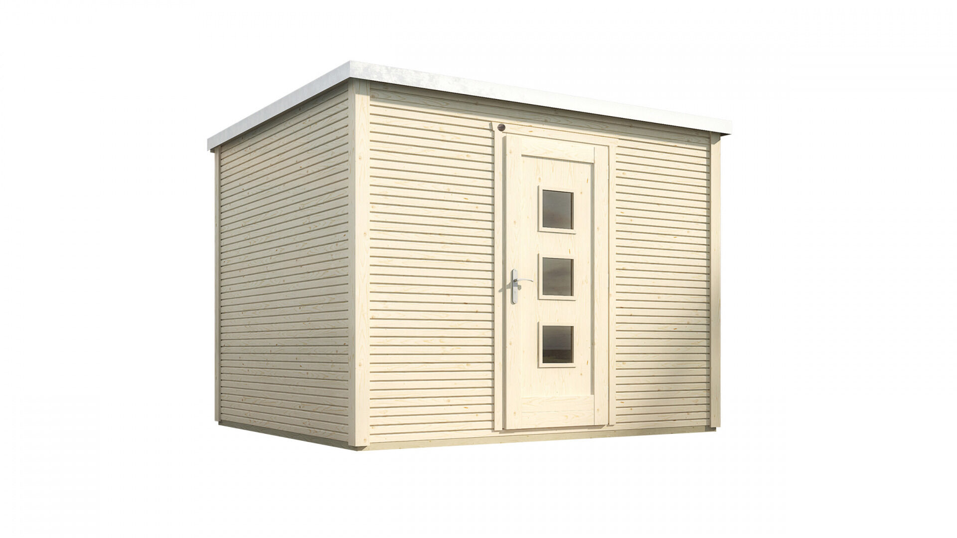 weka Design-Gartenhaus wekaLine 413 3,1x3,1m