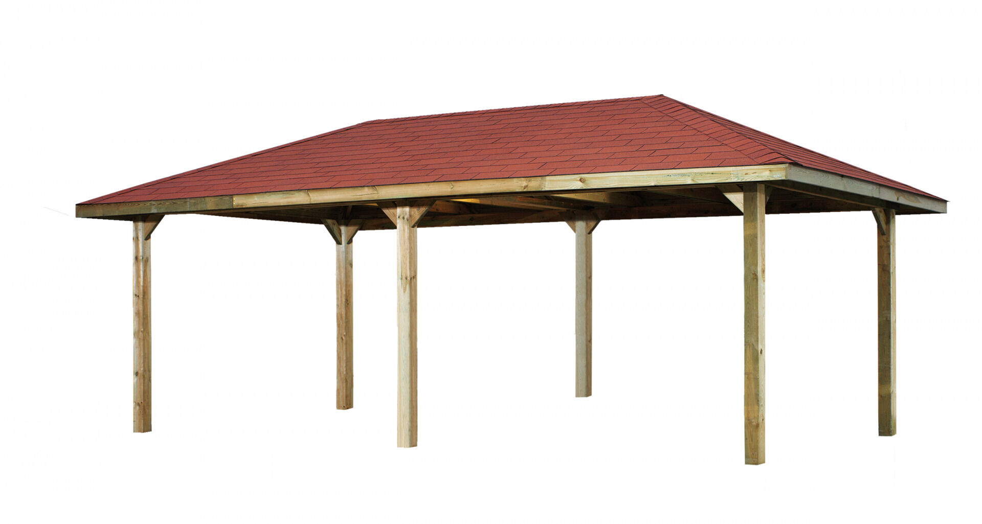 weka Gartenoase 651 B Gr.2, Sparset inkl. roten DS