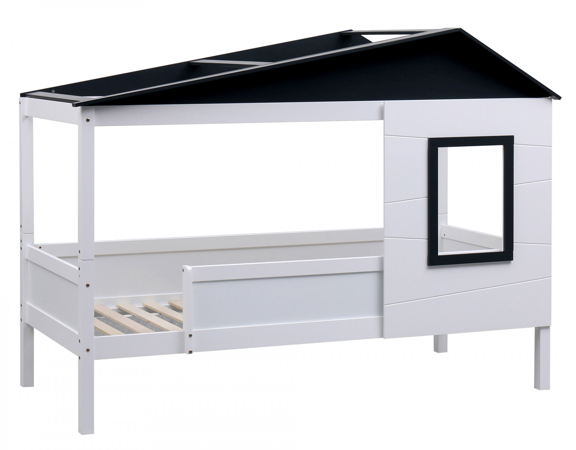 Kinderbett Tessa, weiß/grau