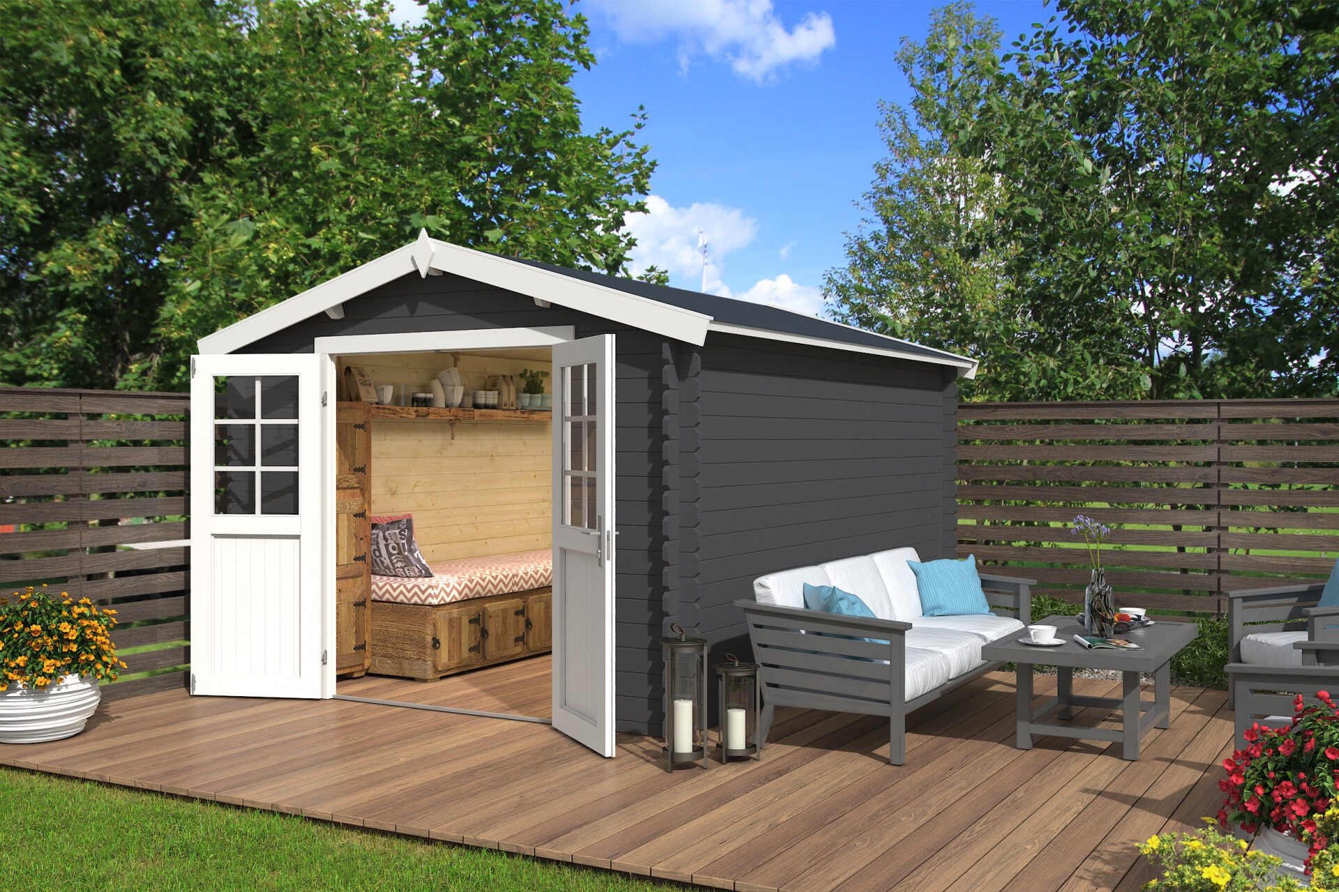 Lasita Maja Gartenhaus Norah 380