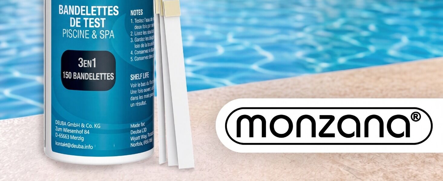 Pool Teststreifen 3in1 Wassertester 150 Stück für Pool Schwimmbad Whirlpool Spa chemisch pH Chlor Alkalinität