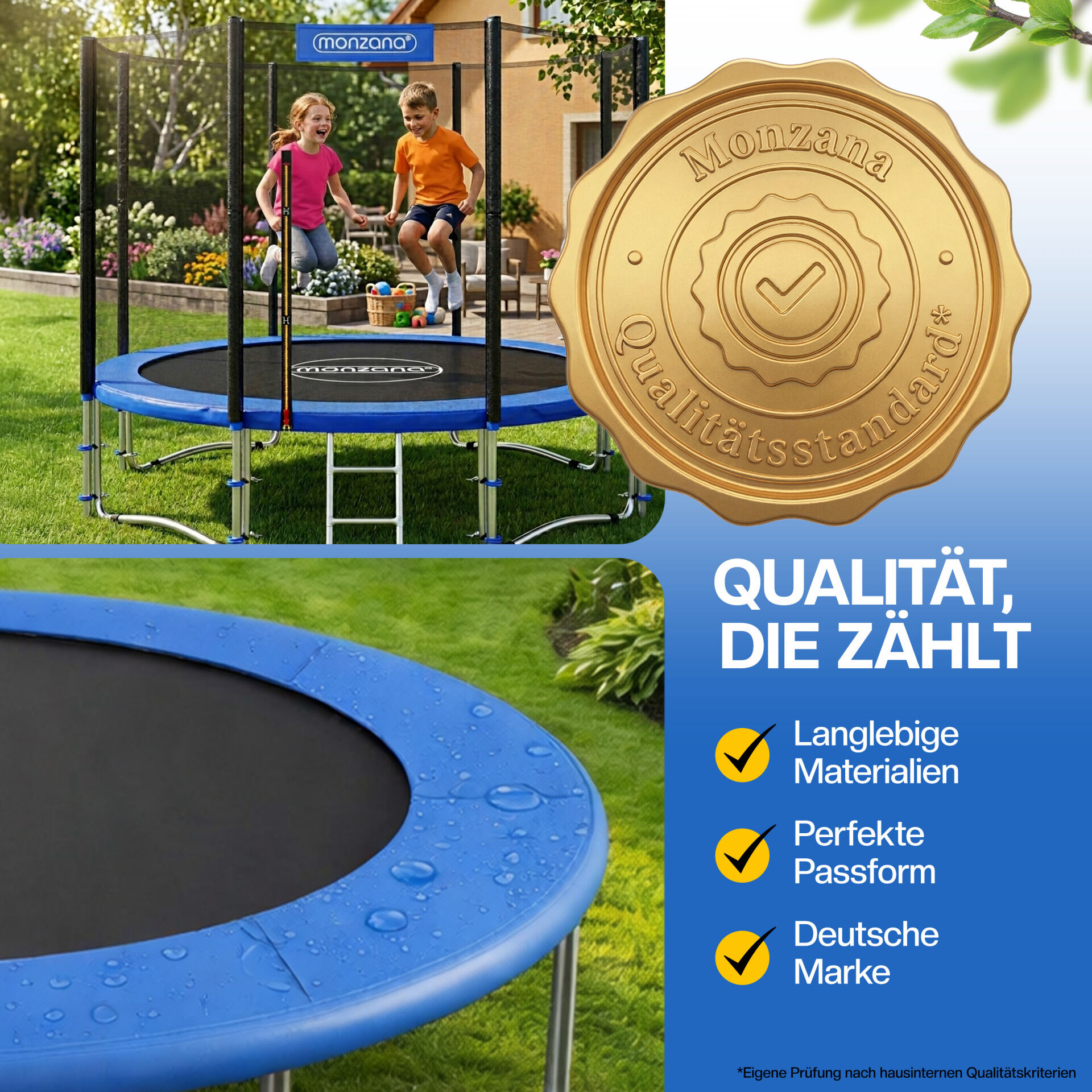 Trampolin Randabdeckung Blau Ø244cm V1