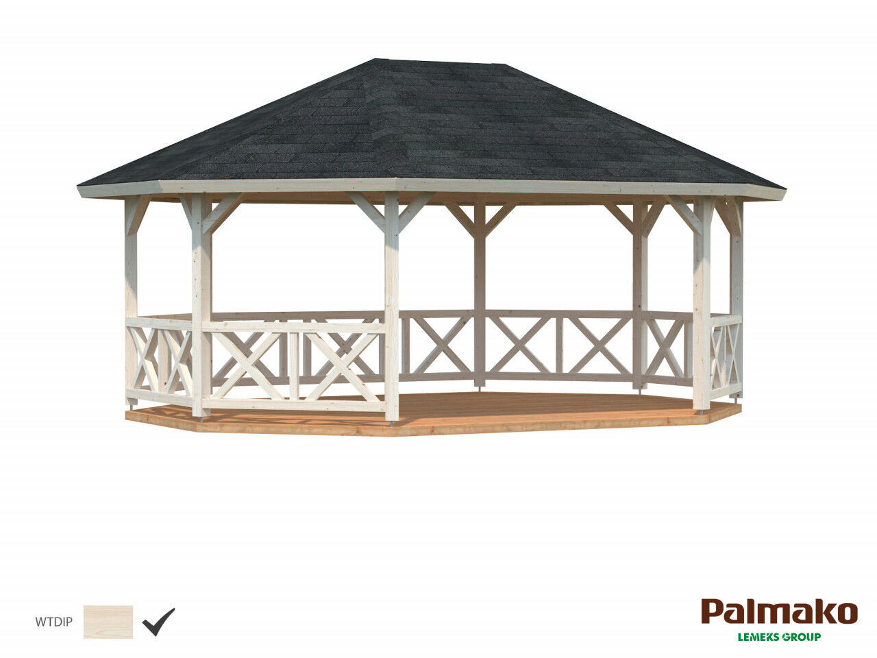 Palmako Pavillon Betty 25,0 m²