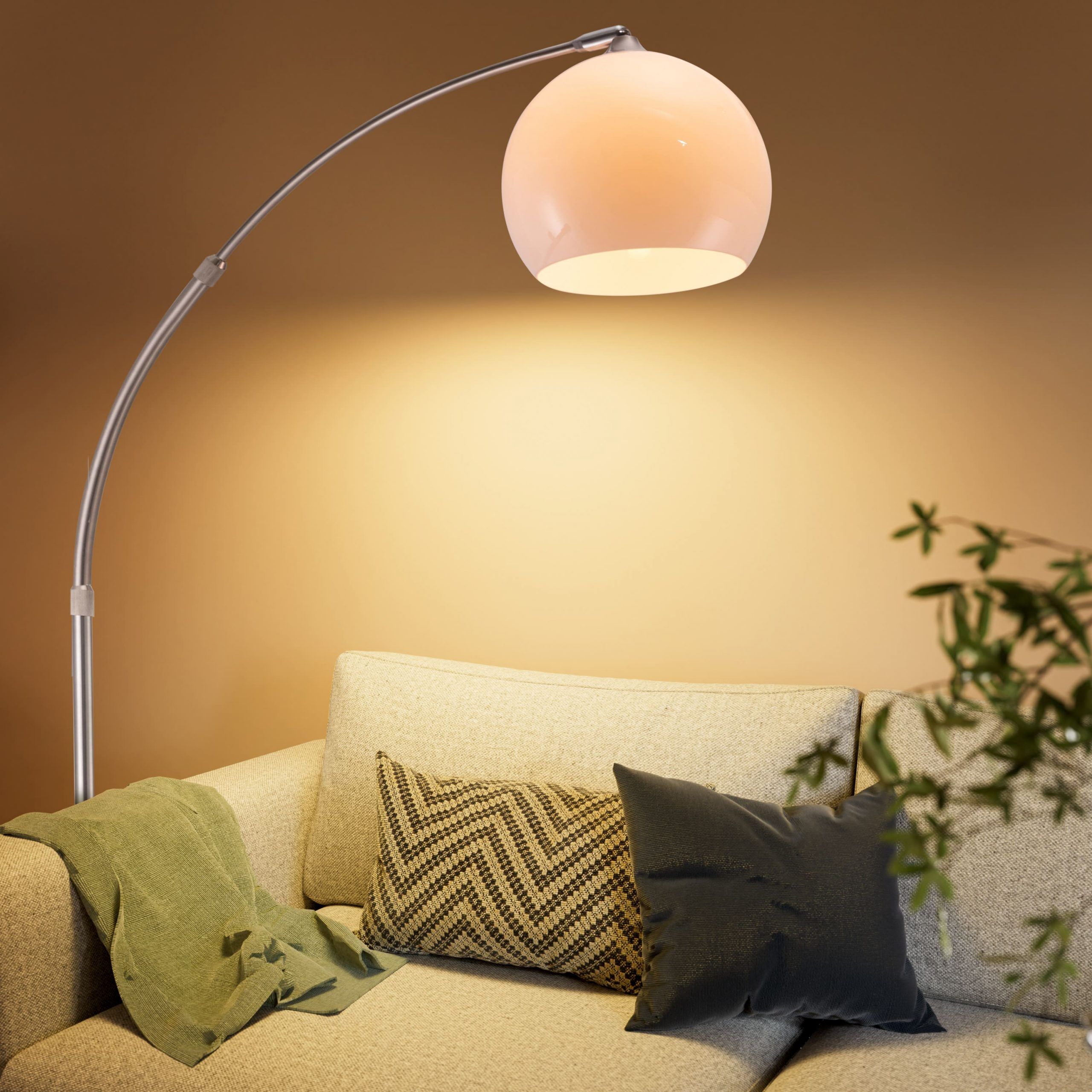 Design Bogenlampe 190-200cm verstellbar