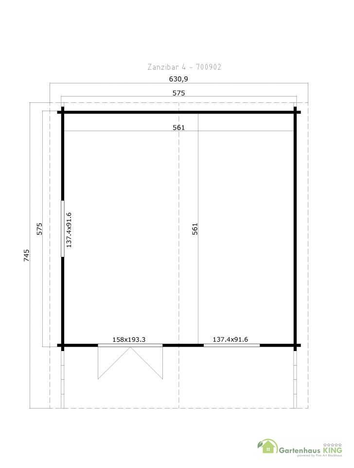Lasita Maja Gartenhaus Zanzibar 4 Grundriss