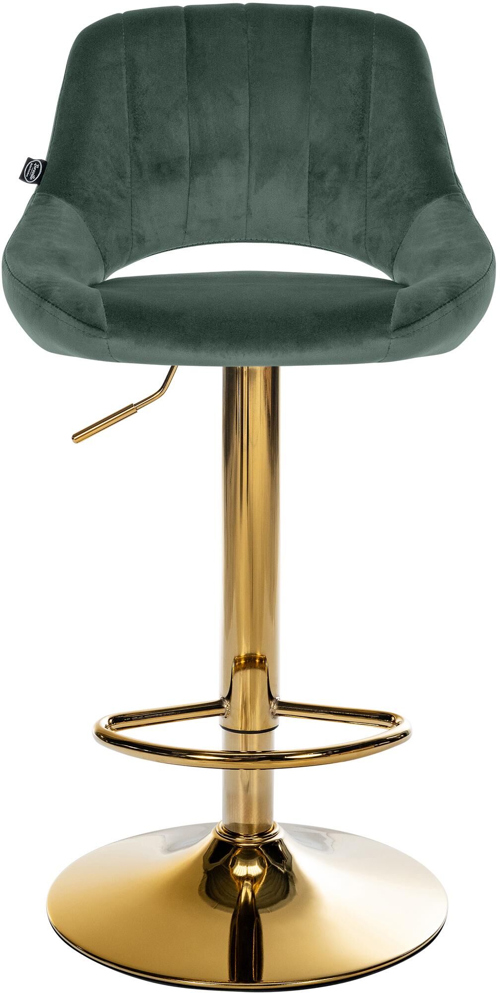 2er Set Barhocker Milet Samt G, grün